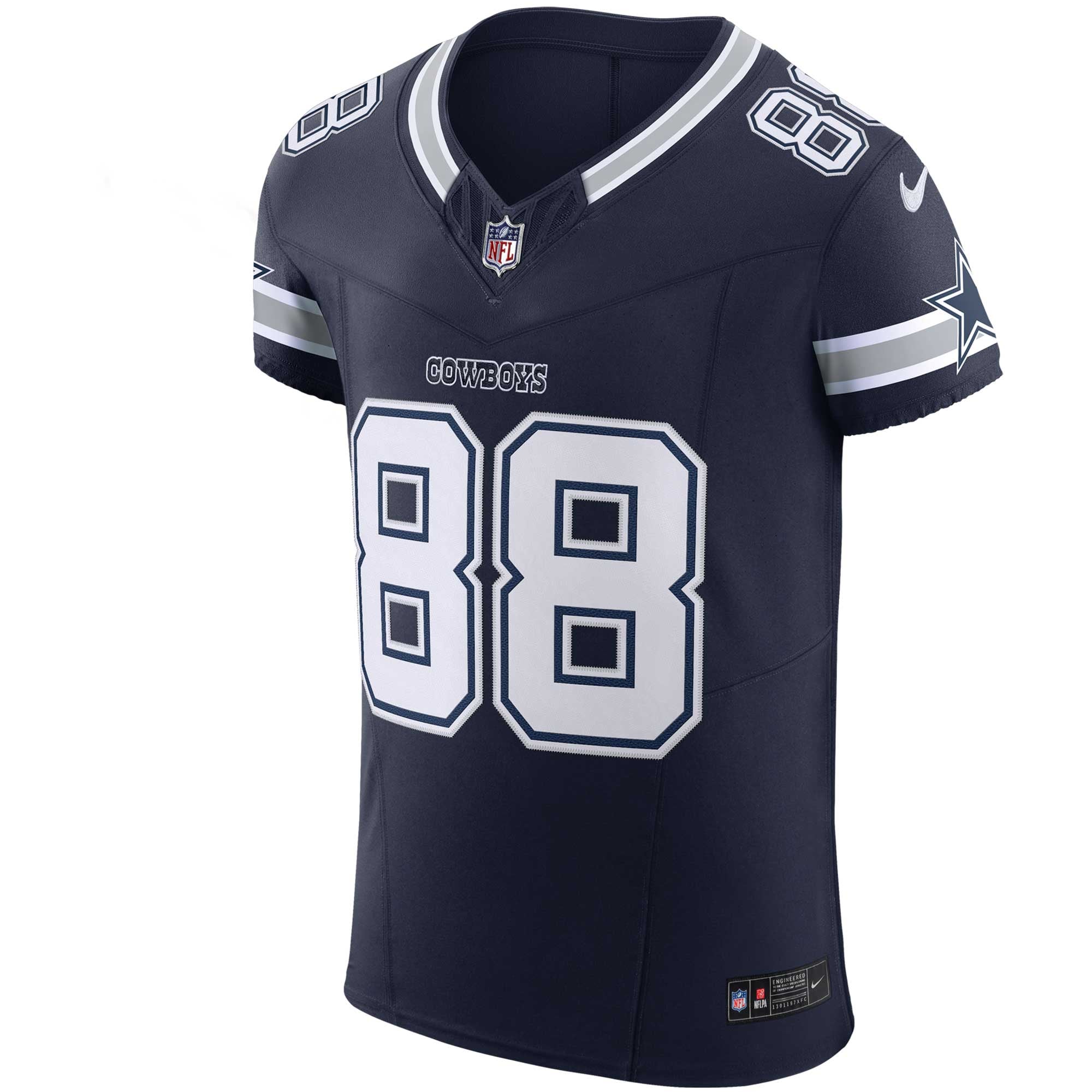 Men's Nike CeeDee Lamb Navy Dallas Cowboys Team Vapor F.U.S.E. Elite Jersey