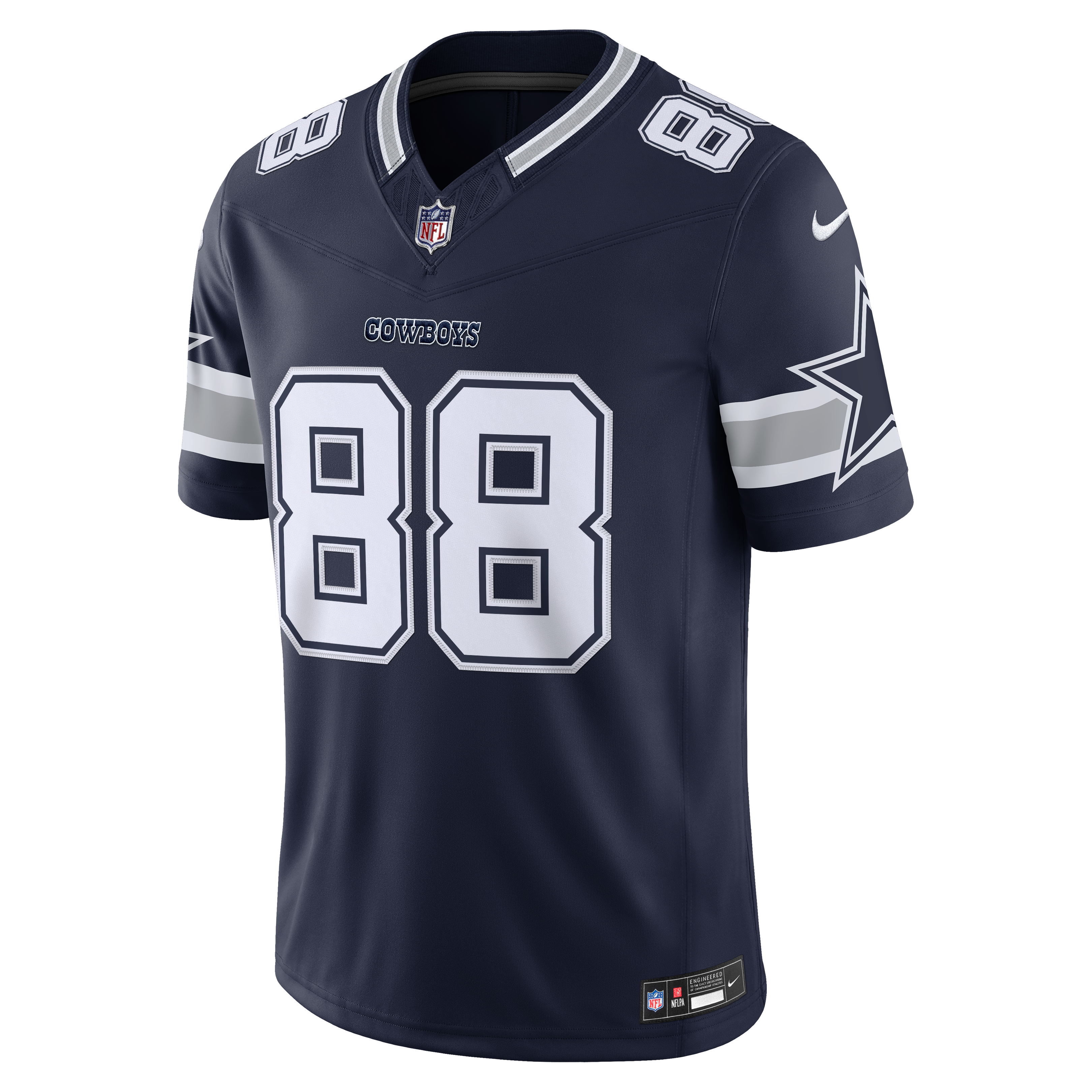 Men's Nike CeeDee Lamb Navy Dallas Cowboys Team Vapor F.U.S.E. Stitched Limited Jersey