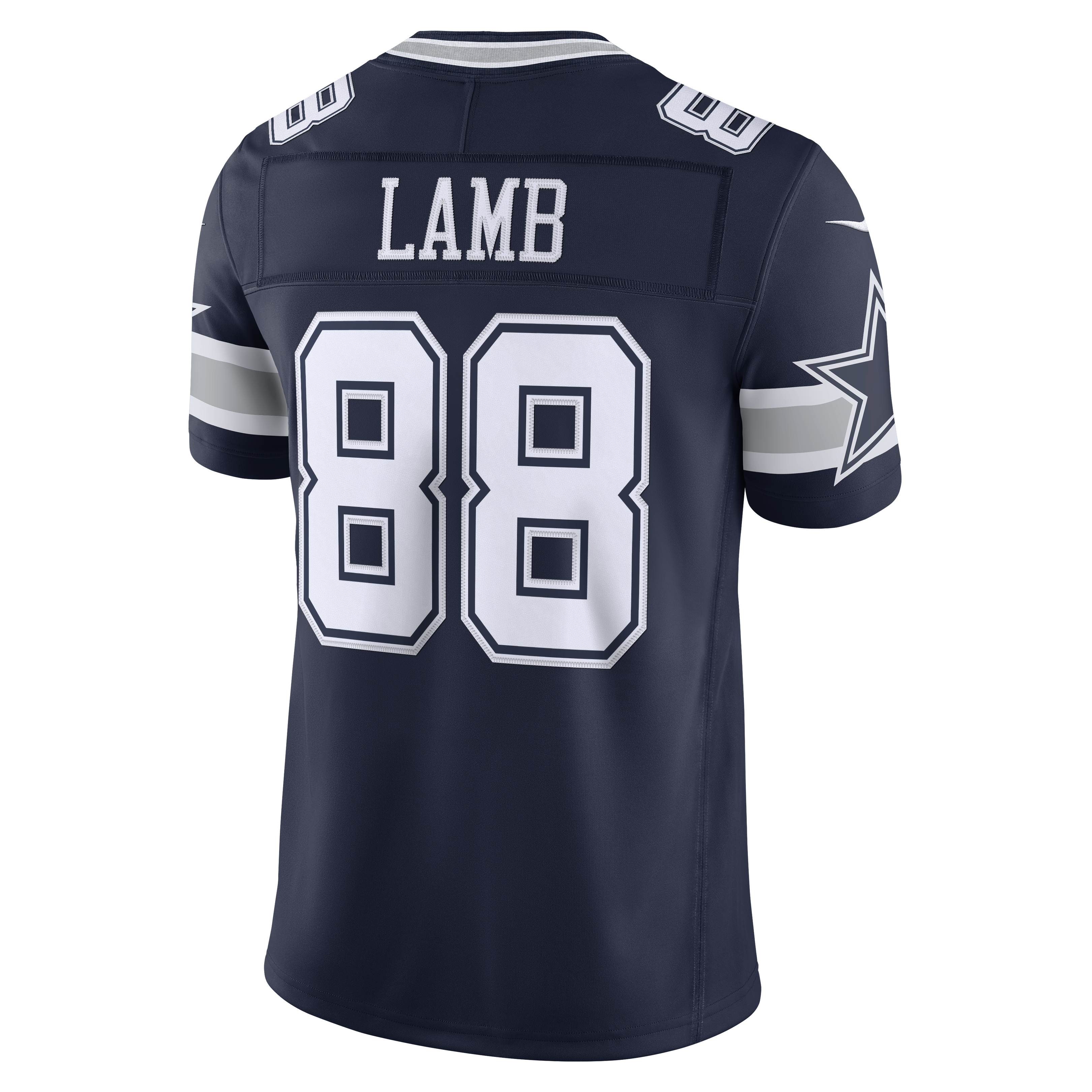 Men's Nike CeeDee Lamb Navy Dallas Cowboys Team Vapor F.U.S.E. Stitched Limited Jersey