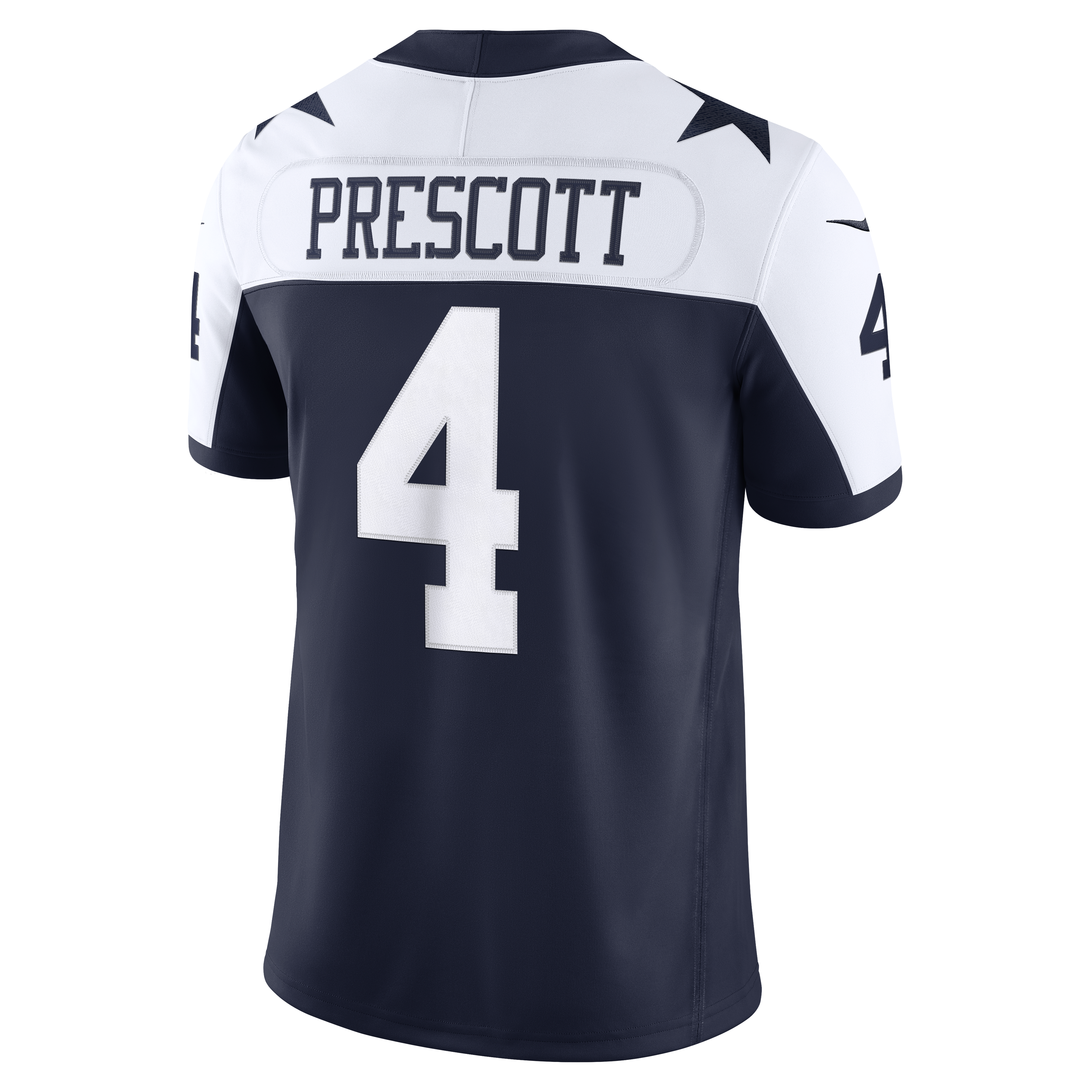 Men's Nike Dak Prescott Navy Dallas Cowboys Alternate Vapor F.U.S.E. Stitched Limited Jersey