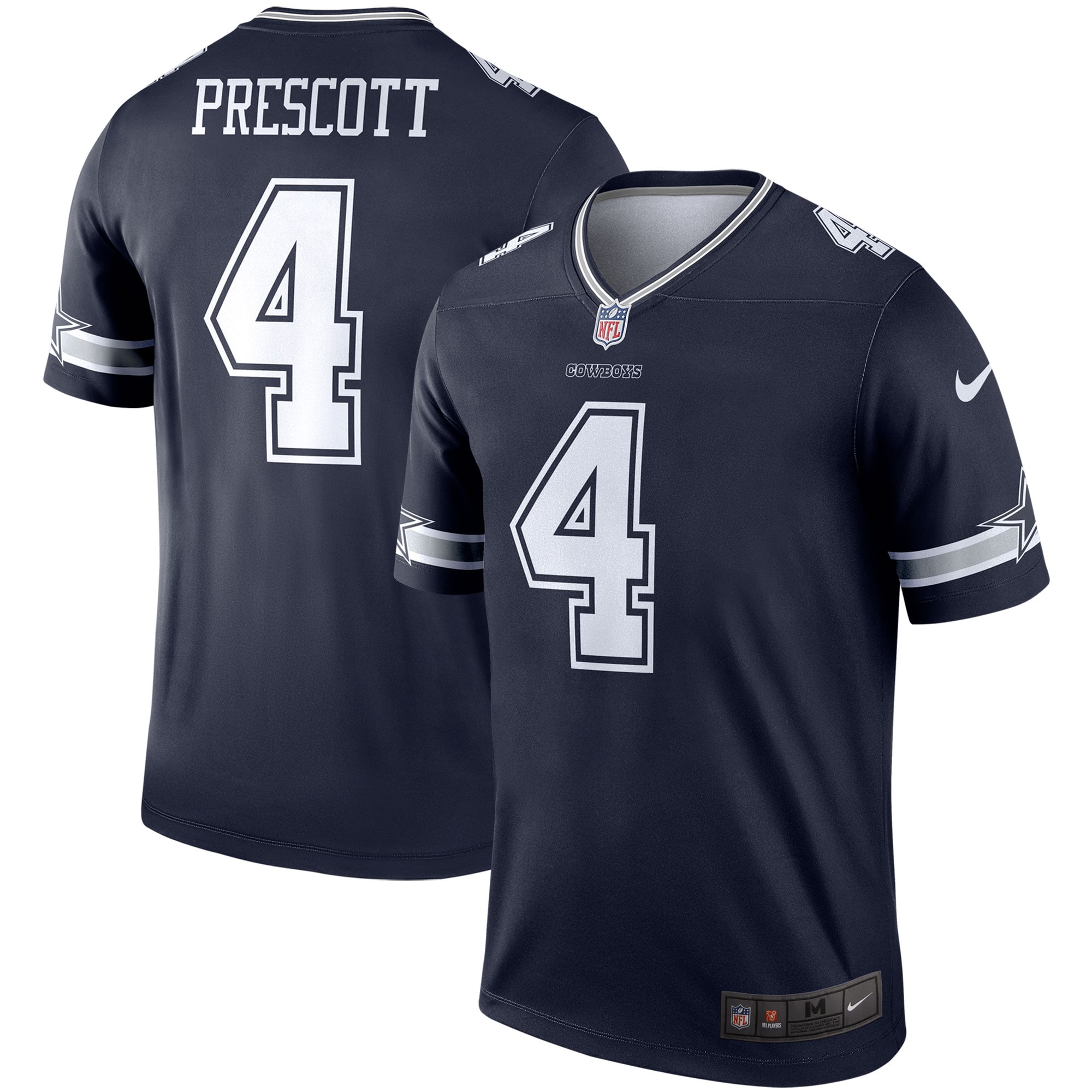 Men s Nike Dak Prescott Navy Dallas Cowboys Vapor Elite Player Team Jersey