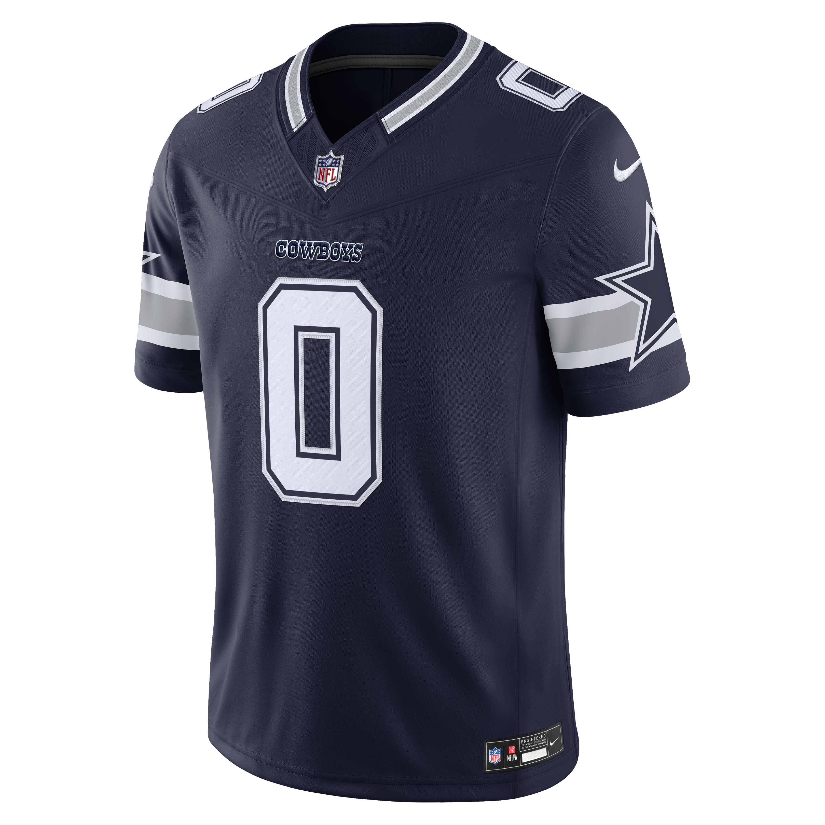 Maillot Nike DeMarvion Overshown bleu marine Dallas Cowboys Team Vapor F.U.S.E. Stitched Limited pour homme