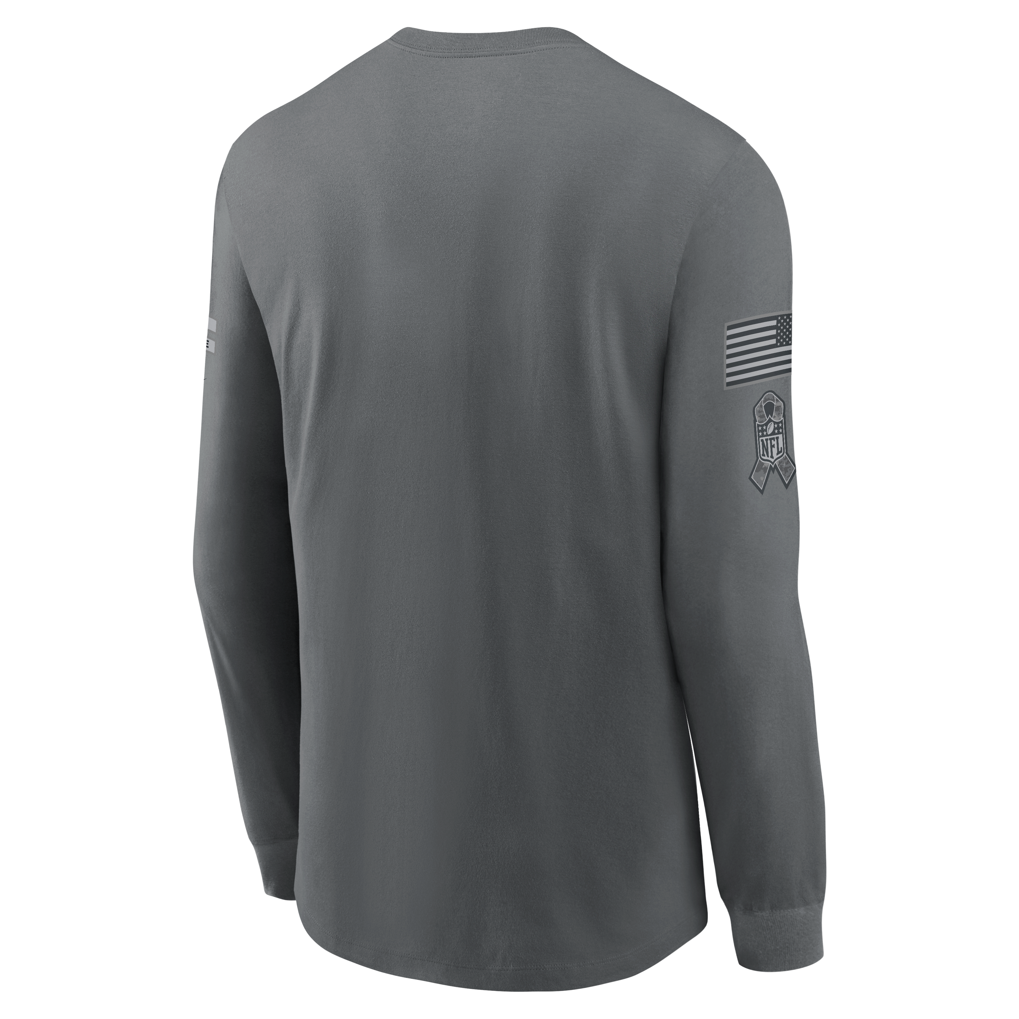 T-shirt à manches longues Nike gris Dallas Cowboys 2026 Salute to Service pour homme