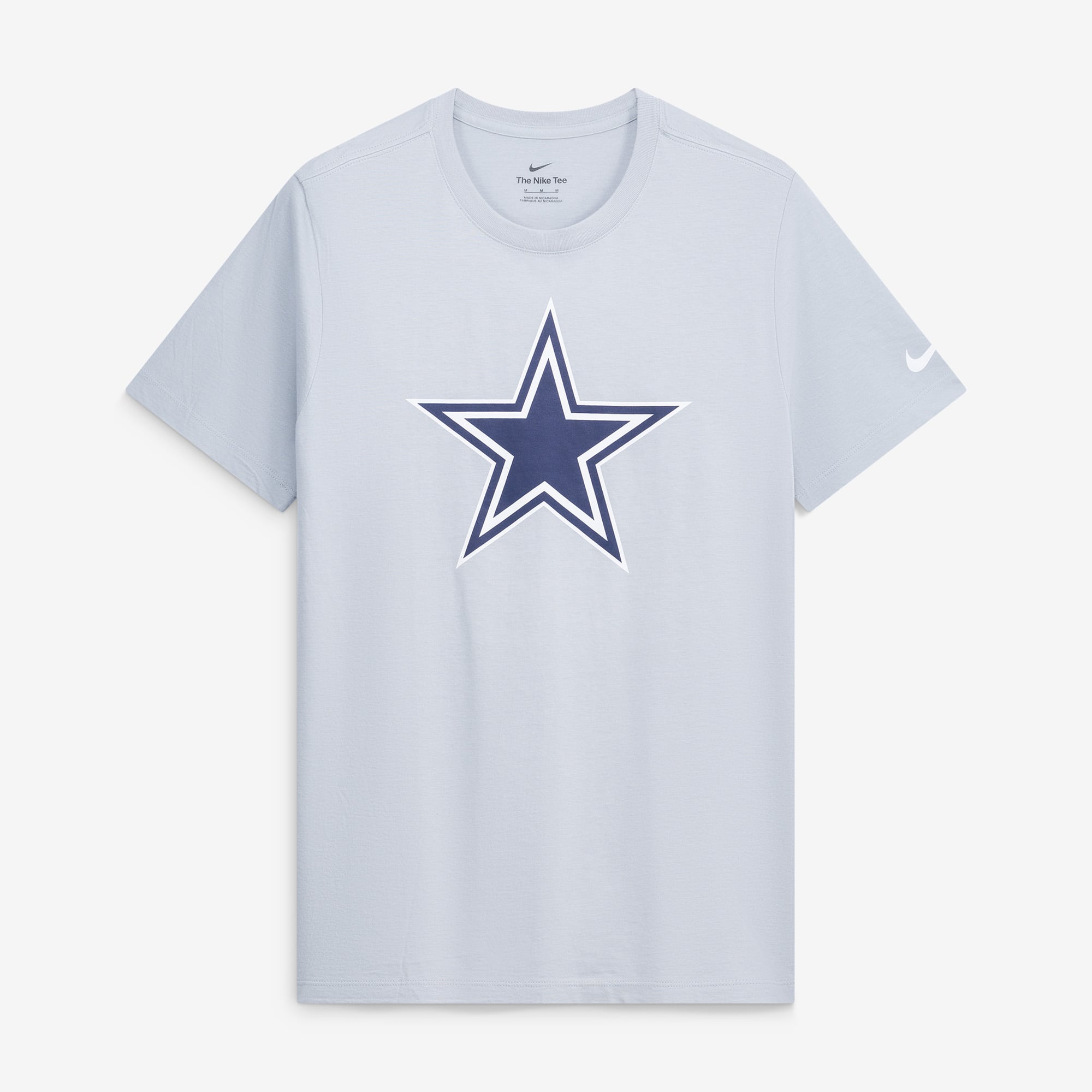 T-shirt Nike gris pour homme avec logo essentiel des Dallas Cowboys