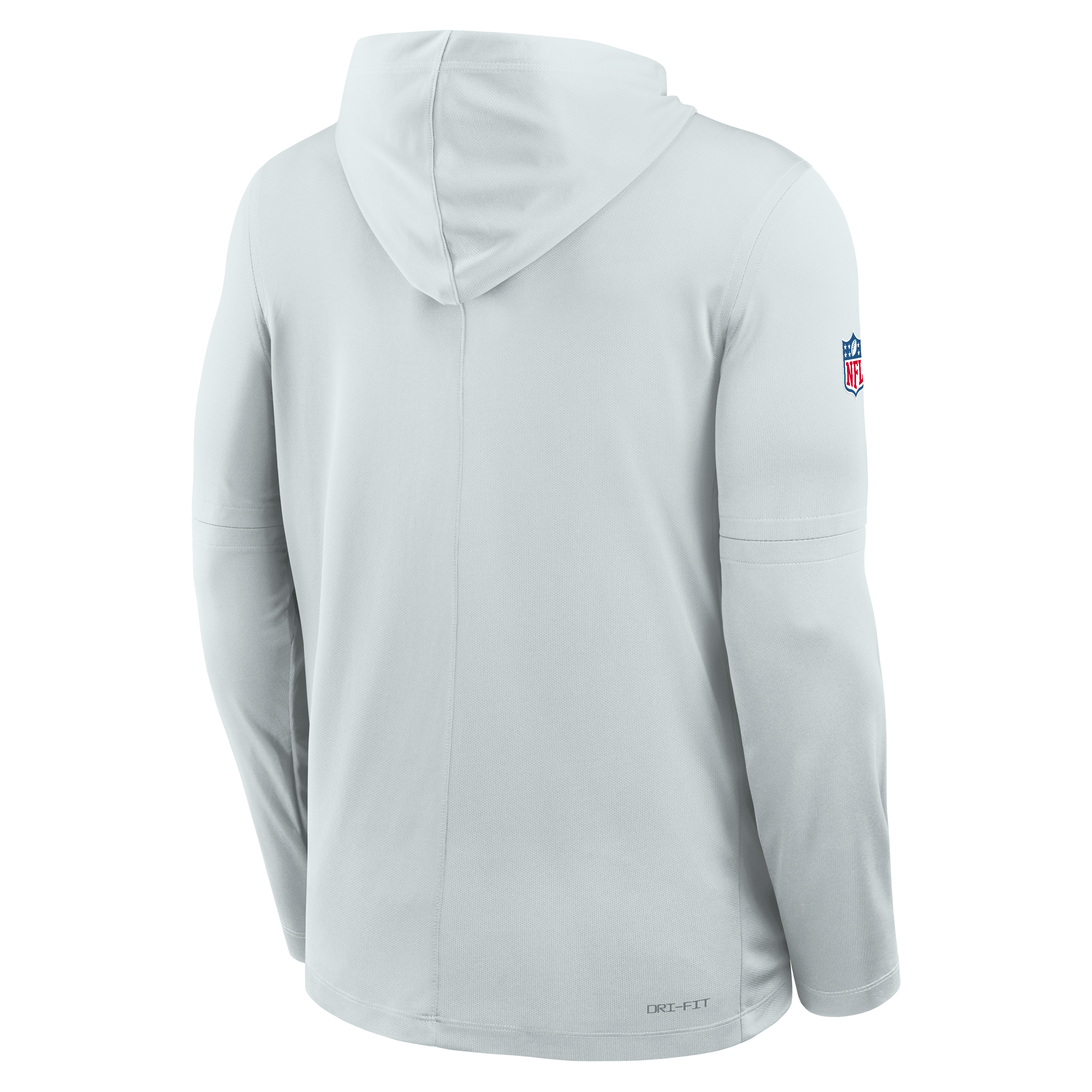 Men's Nike Gray Dallas Cowboys Sideline Game On Lightweight Long Sleeve Hooded Dri-FIT Top