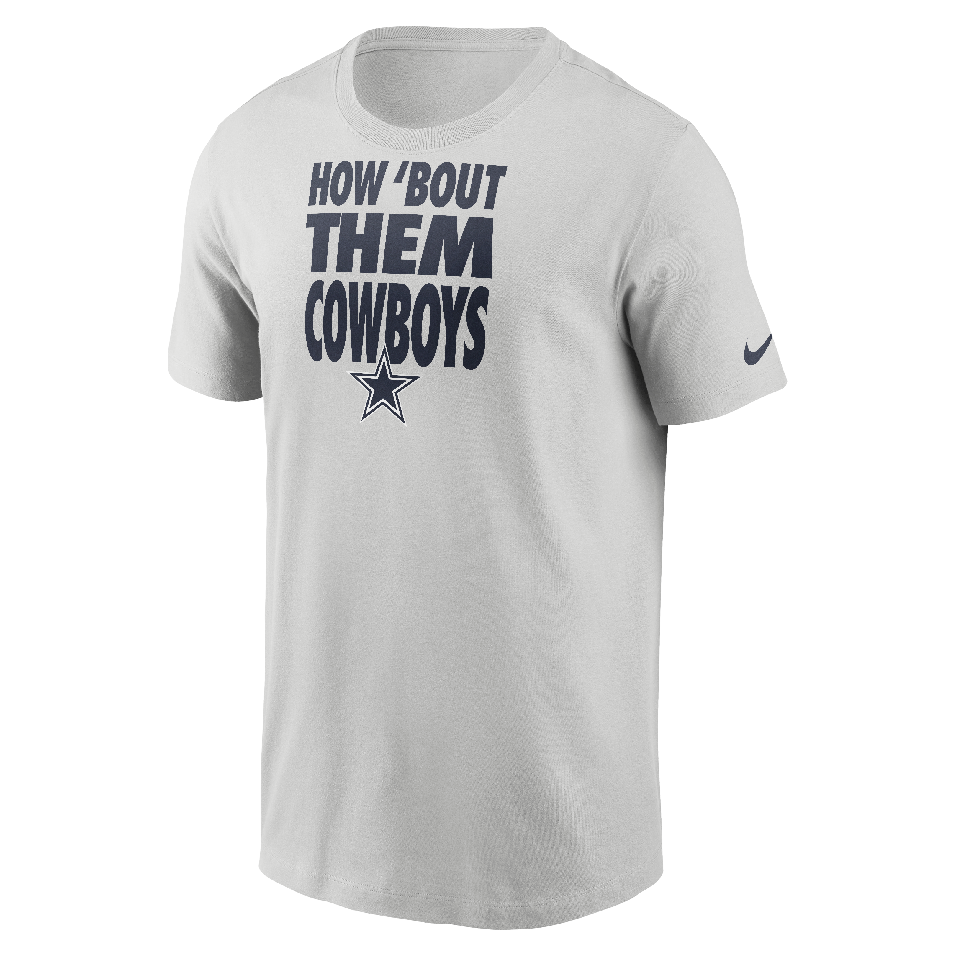 Men's Nike Gray Dallas Cowboys We Run This T-Shirt