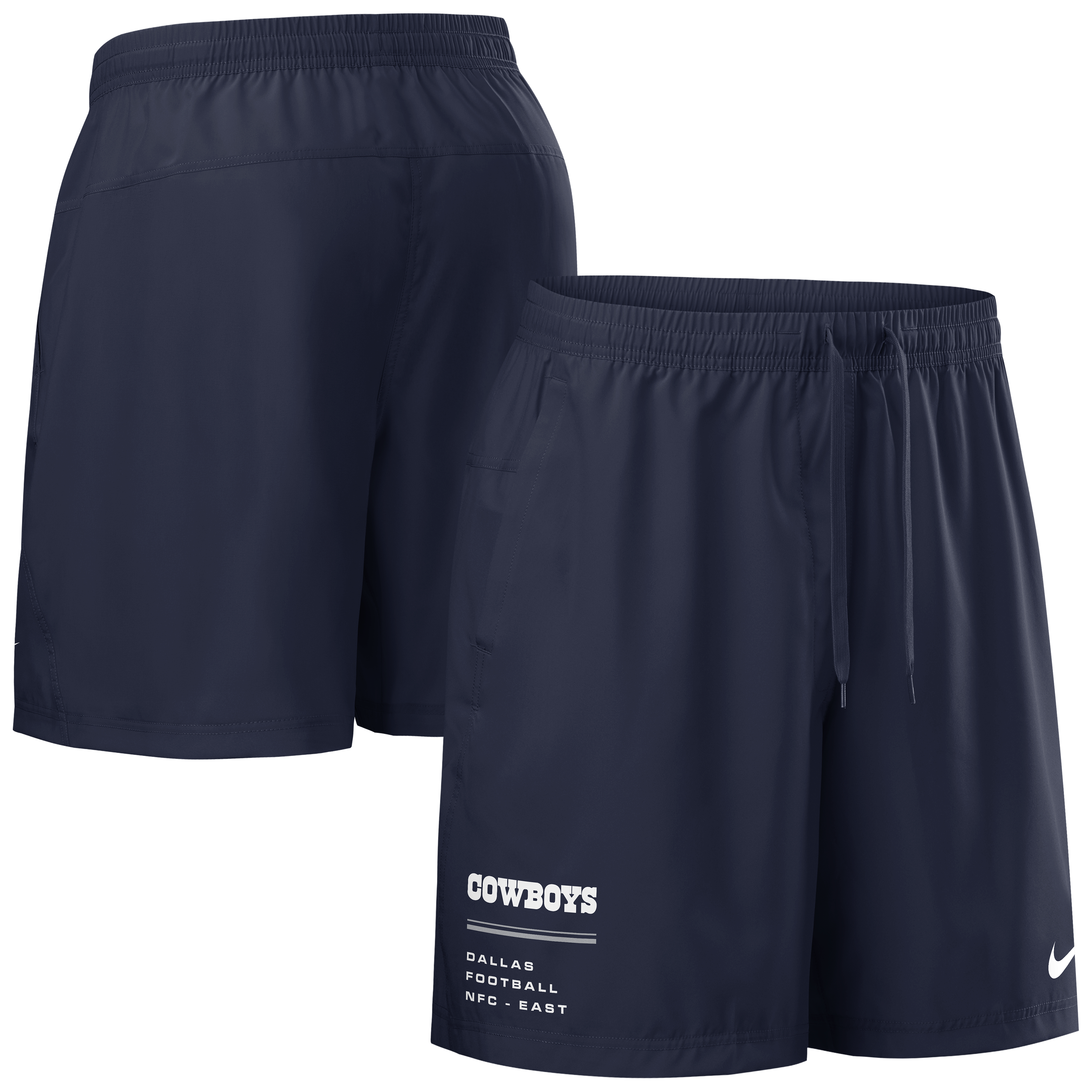 Men's Nike Navy Dallas Cowboys Form Dri-FIT Shorts