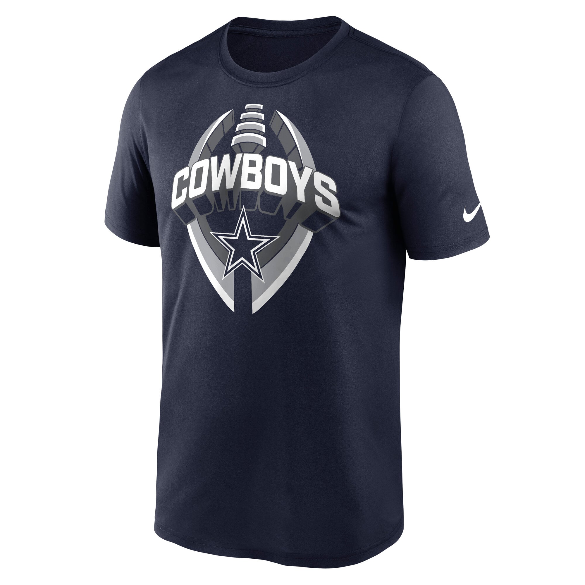 T-shirt Nike blanc Dallas Cowboys Legend Icon Performance pour homme