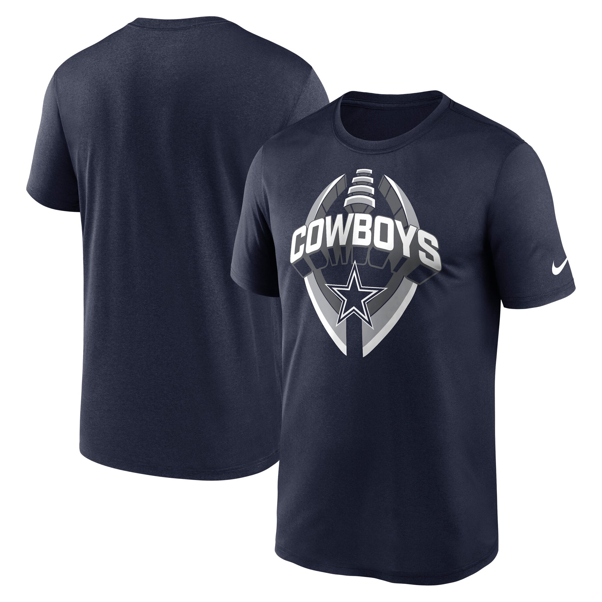 T-shirt Nike blanc Dallas Cowboys Legend Icon Performance pour homme