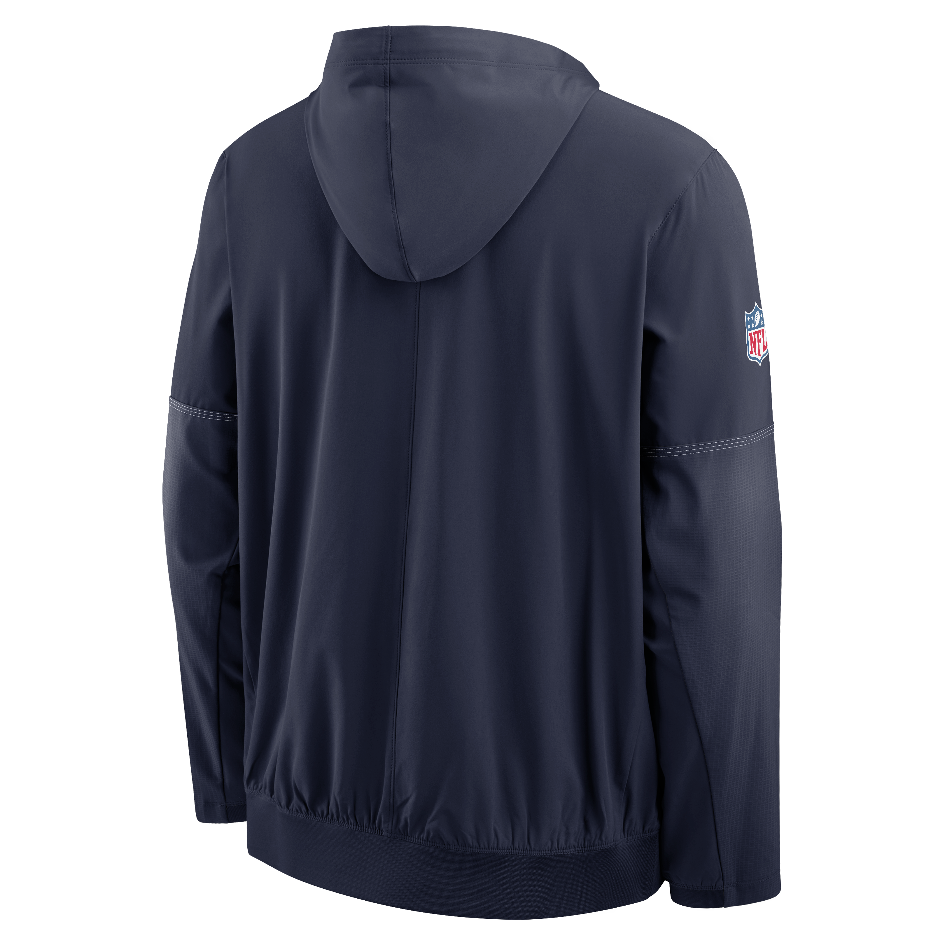 Men's Nike Navy Dallas Cowboys Sideline Logo Glory Anorak Half-Zip Hooded Jacket