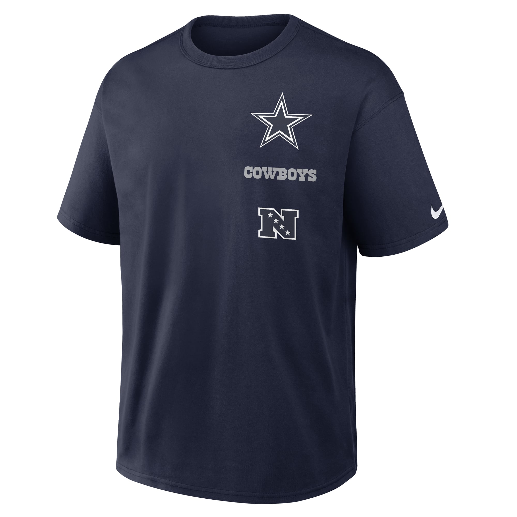 T-shirt Nike Max90 The Forward Navy Dallas Cowboys pour homme