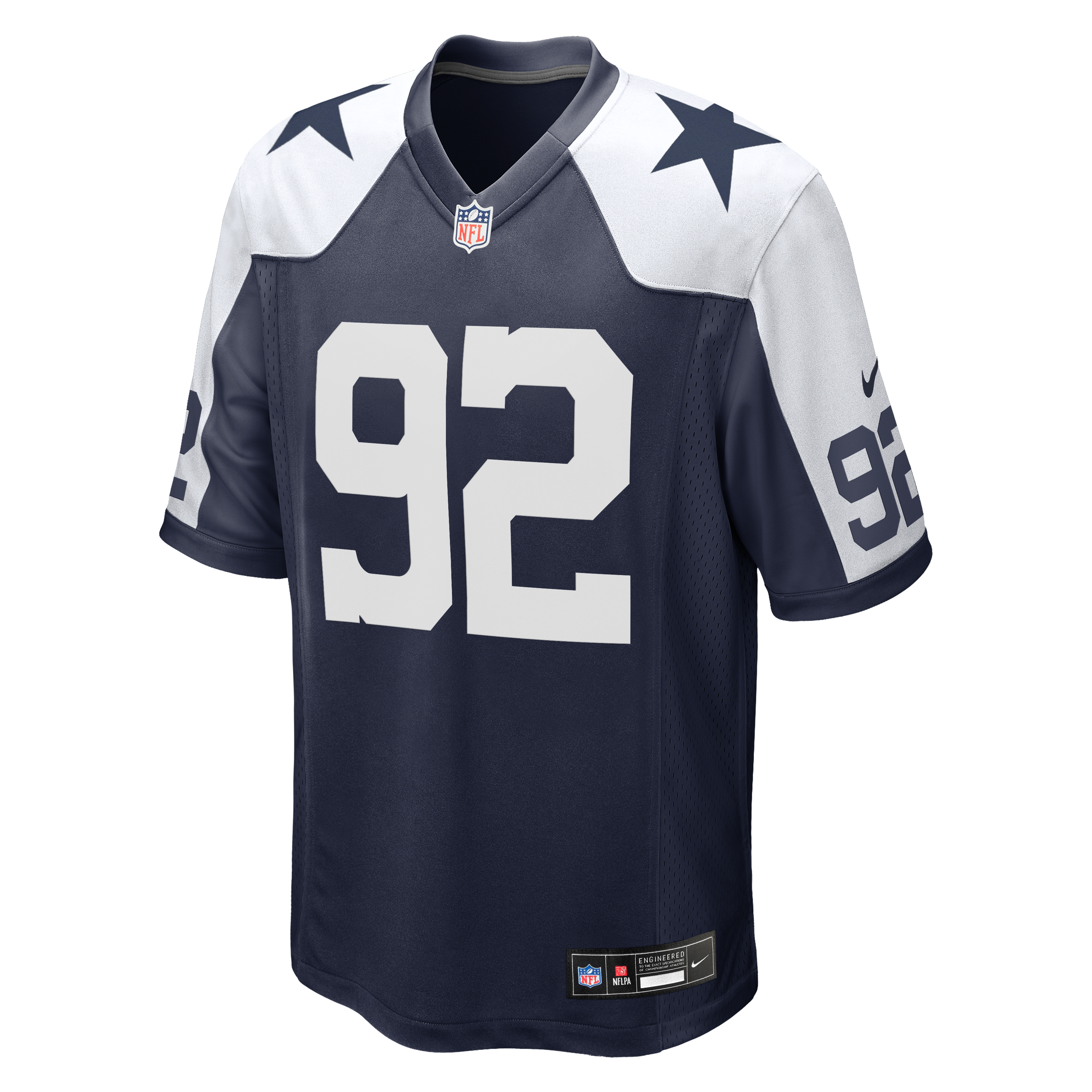 Maillot de match Nike Quinnen Williams blanc des Dallas Cowboys pour homme