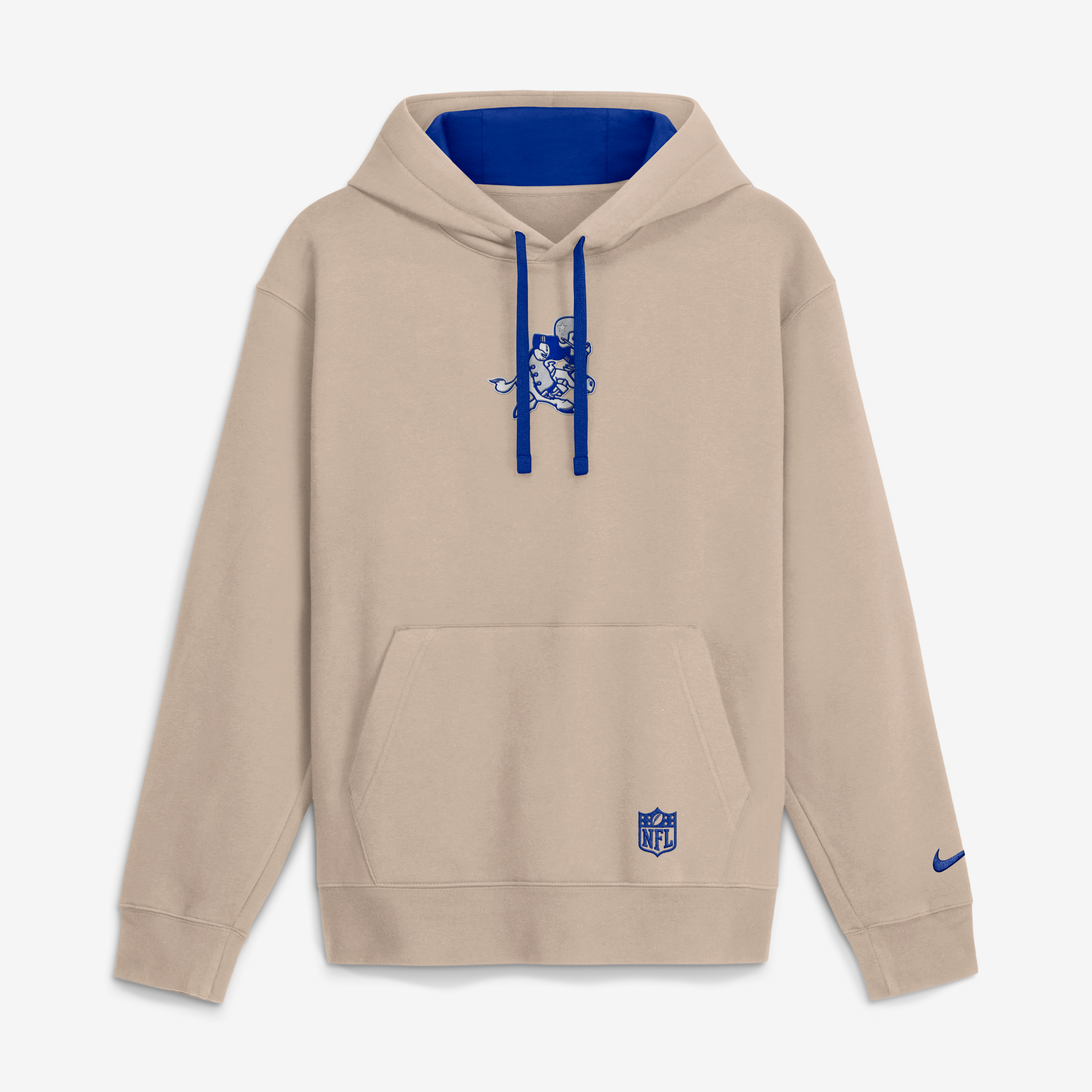Sweat à capuche Nike Sand Dallas Cowboys Rewind Club pour homme