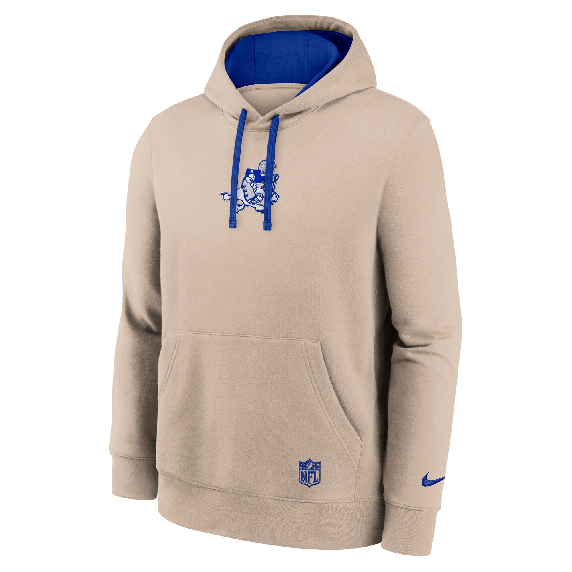 Sweat à capuche Nike Sand Dallas Cowboys Rewind Club pour homme