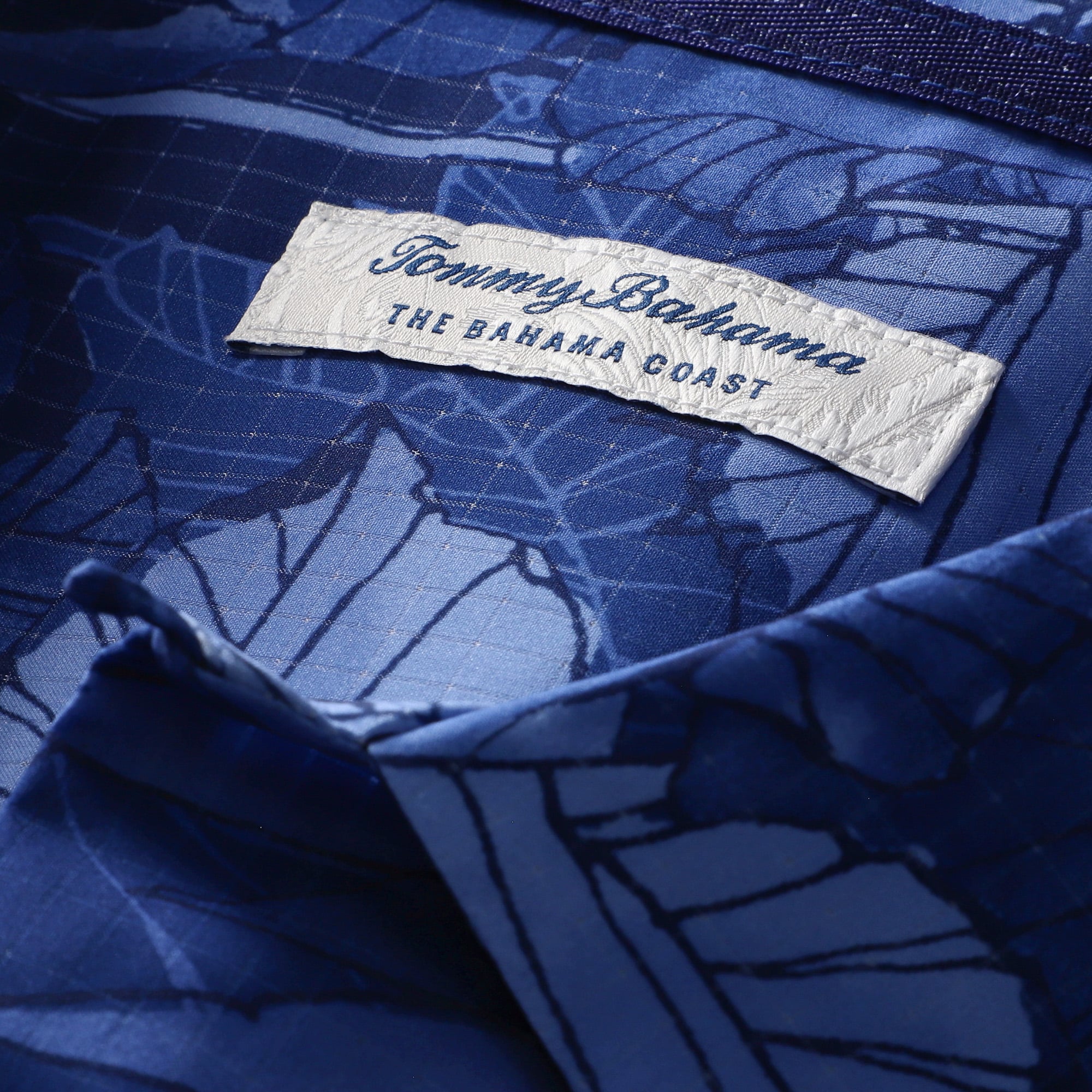 Chemise boutonnée bleu marine Dallas Cowboys Tommy Bahama pour homme, grande taille, Coast Nuevo Fronds IslandZone
