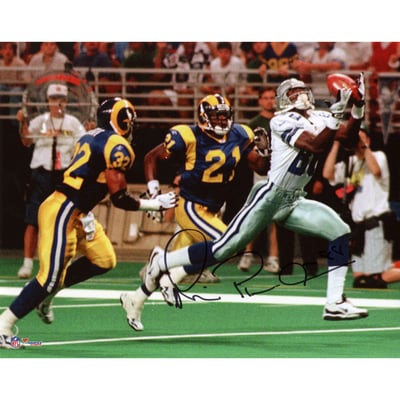 Michael Irvin Dallas Cowboys Fanatics Authentic Autographed 8" x 10" vs St. Louis Rams Photograph