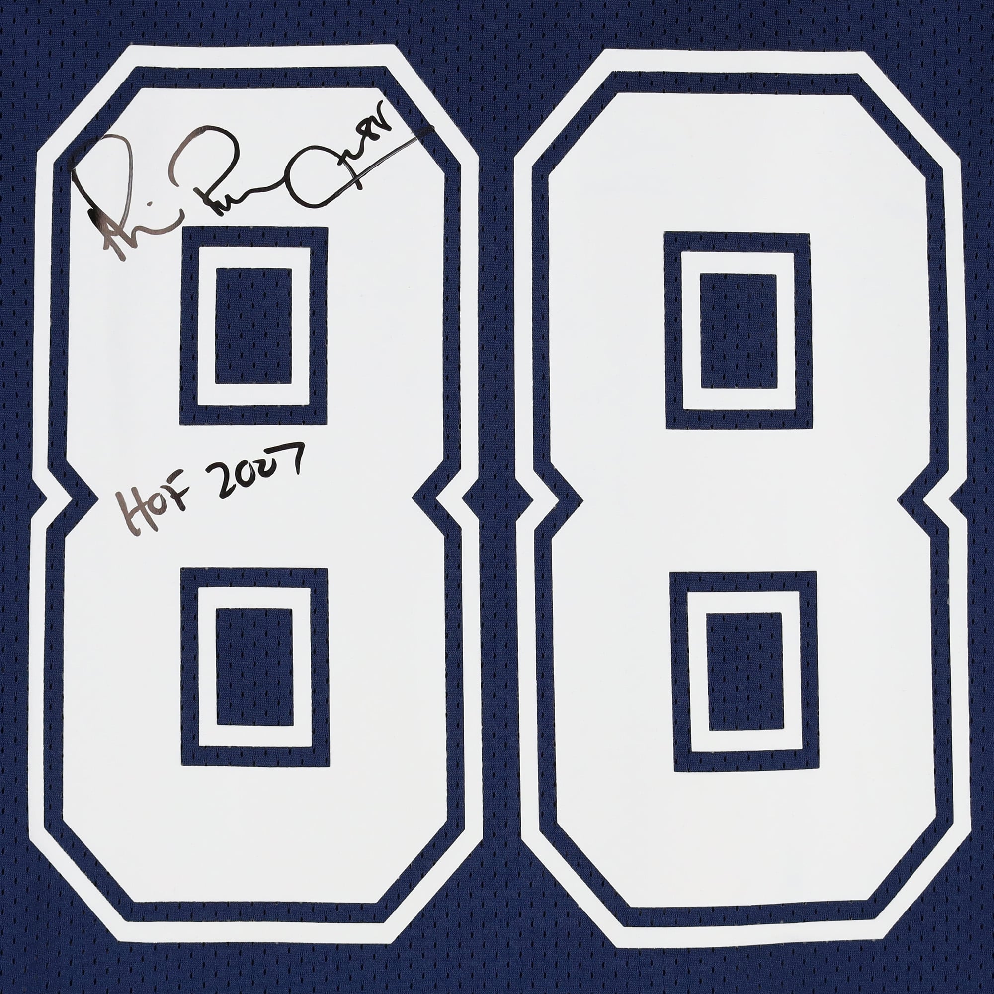 Michael Irvin Dallas Cowboys Autographed Blue 1996 Mitchell & Ness Authentic Jersey with "HOF 2007" Inscription