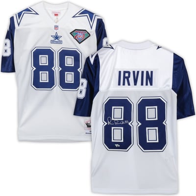 Michael Irvin Dallas Cowboys Fanatics Authentic Autographed Mitchell & Ness White Alternate Authentic Jersey
