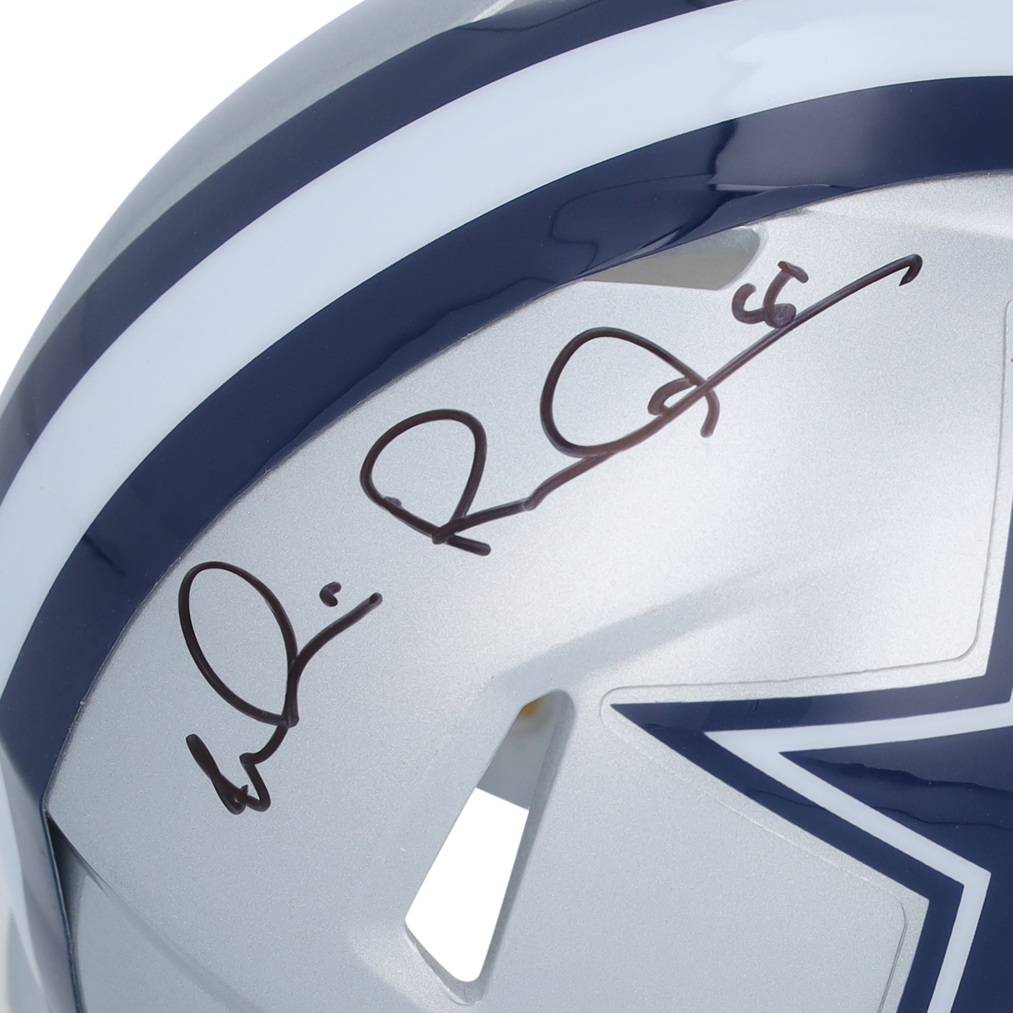 Michael Irvin Dallas Cowboys Autographed Riddell Speed Mini Helmet