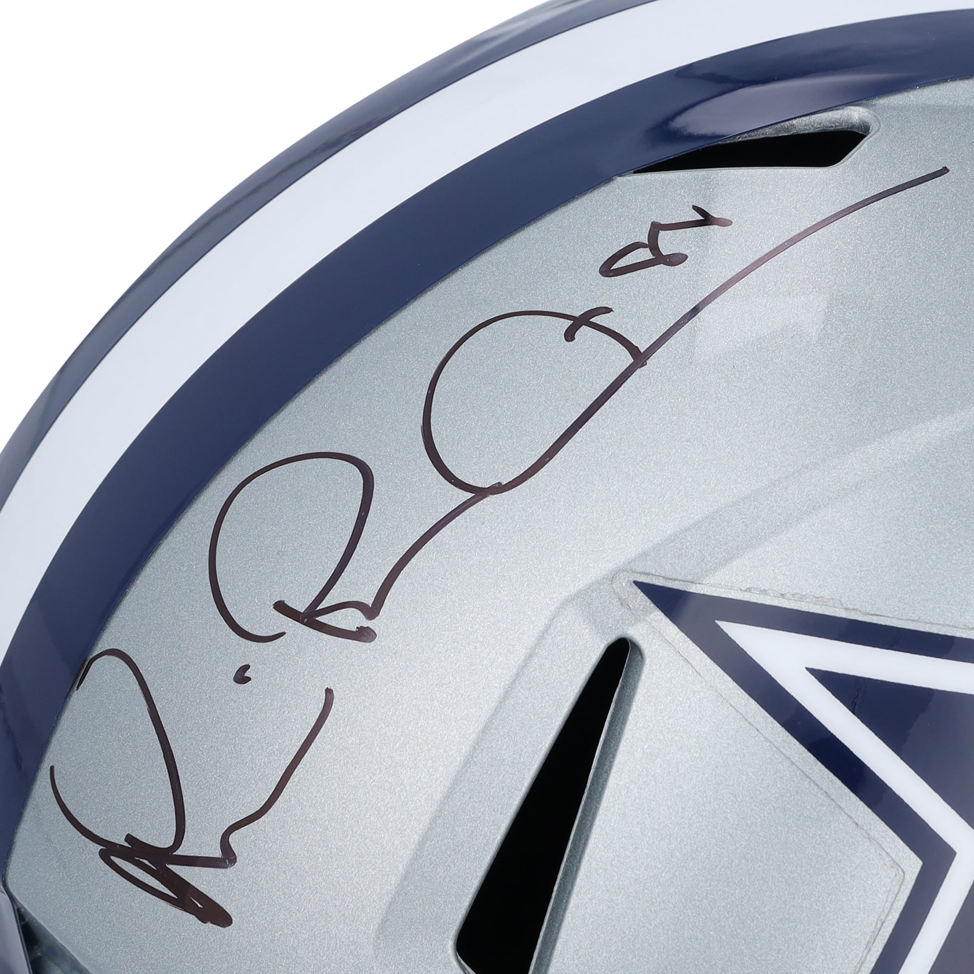 Michael Irvin Dallas Cowboys Autographed Riddell Speed Replica Helmet