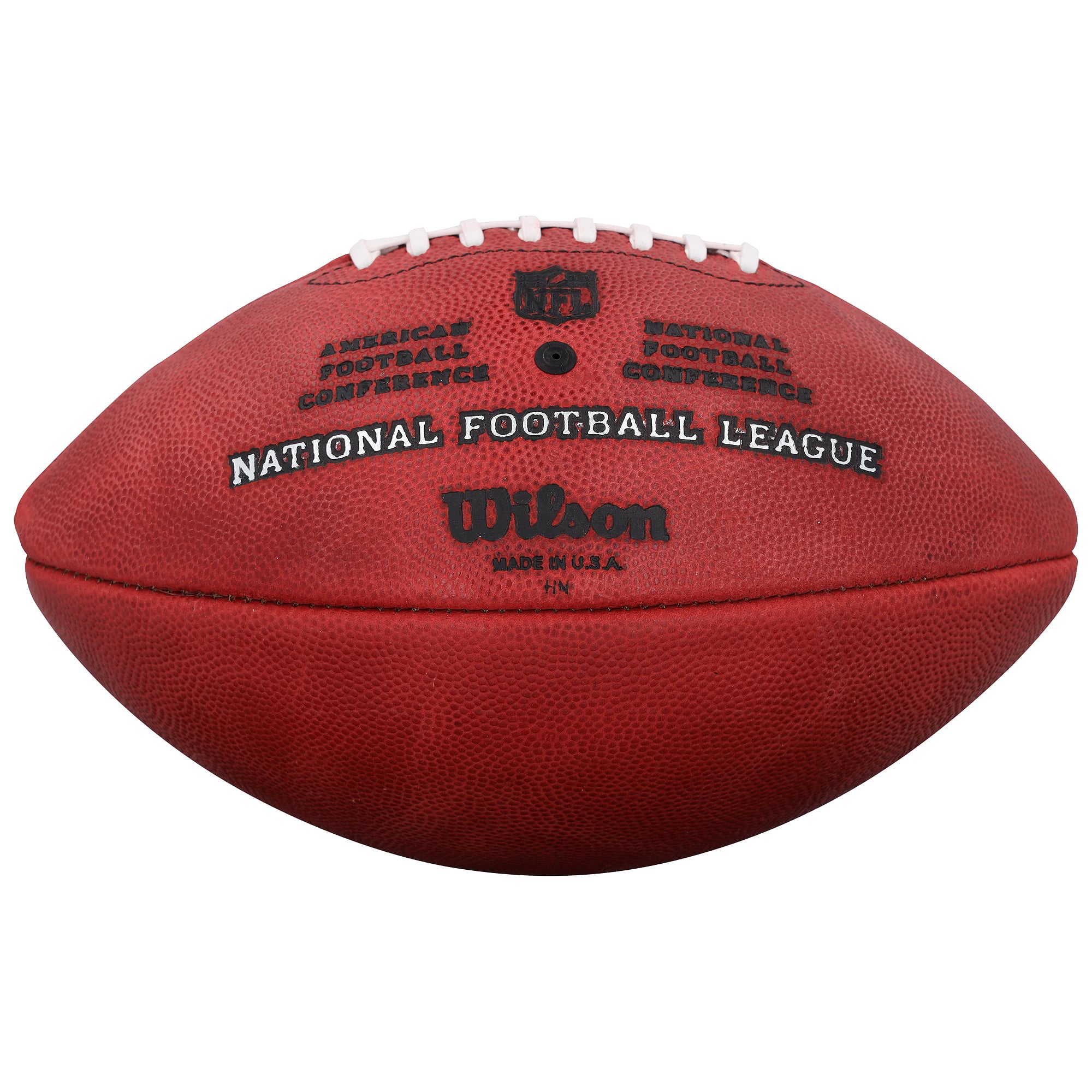 Ballon de football américain Wilson Duke en couleur, autographié par Michael Irvin des Dallas Cowboys.