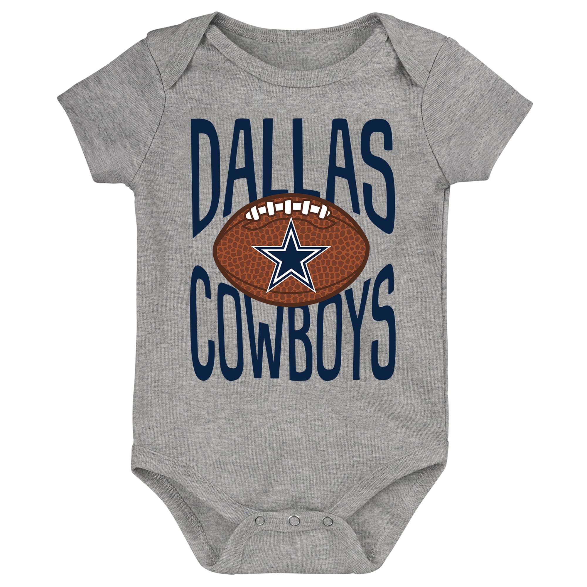 Newborn Outerstuff  Dark Grey Dallas Cowboys For the Ball Creeper