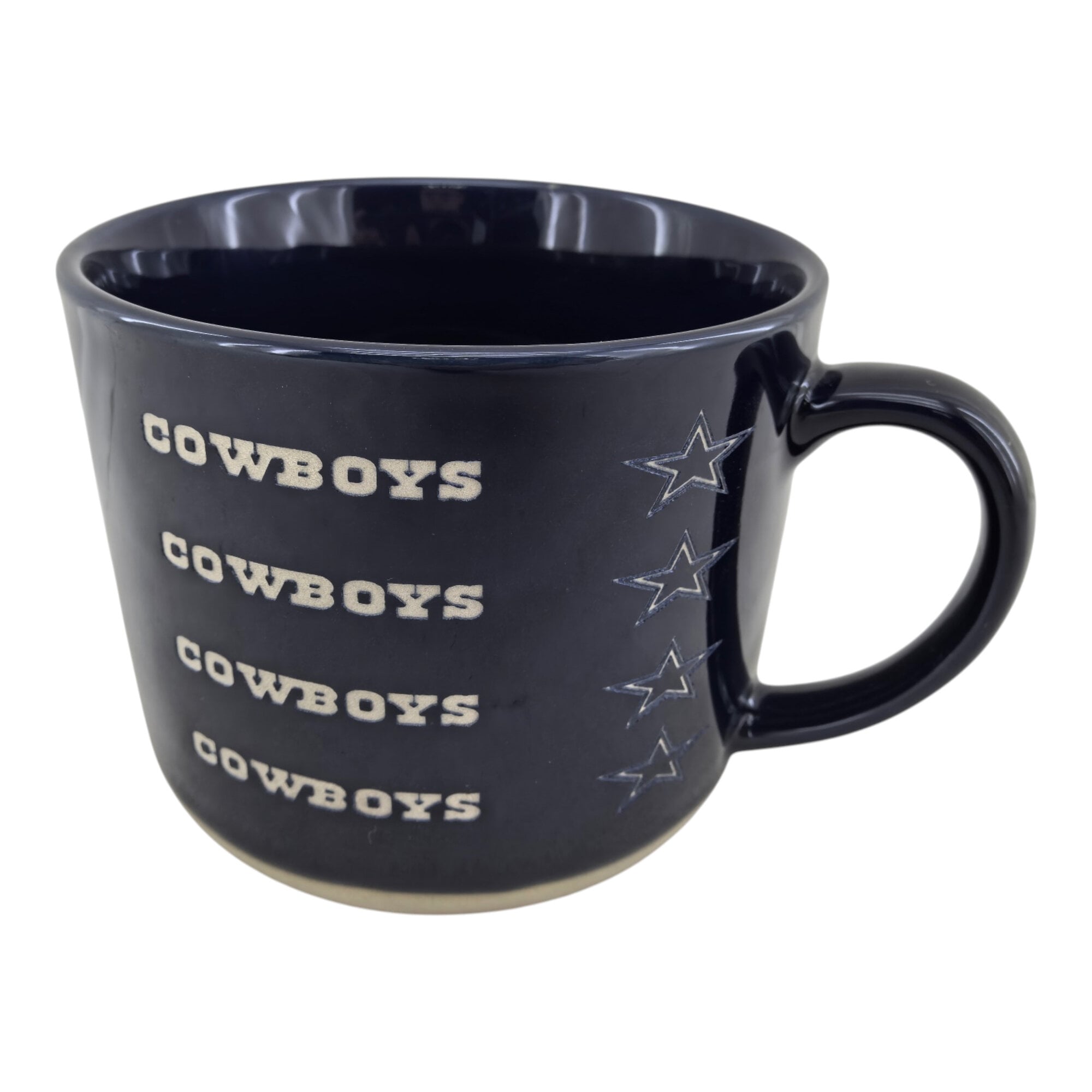 Mug Pegasus Dallas Cowboys 17 oz, logo ton sur ton, finition sablée