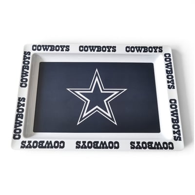 Dallas Cowboys Pegasus Repeat Wordmark 22" x 15" Party Tray