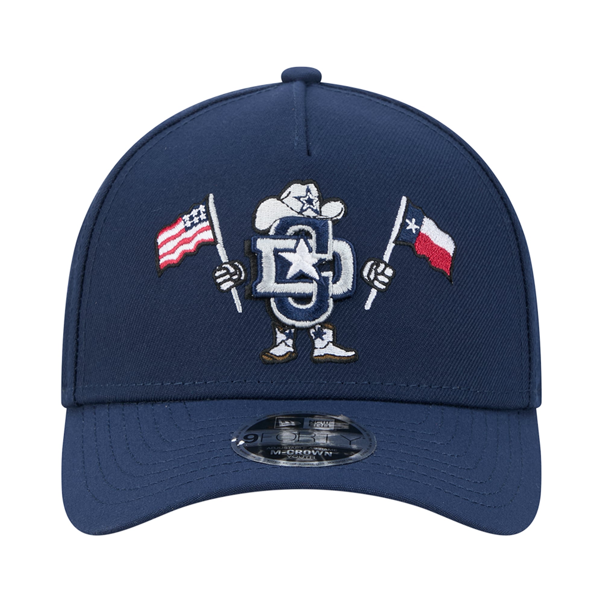 Casquette ajustable New Era 9FORTY bleu marine Dallas Cowboys pour enfants d'âge préscolaire