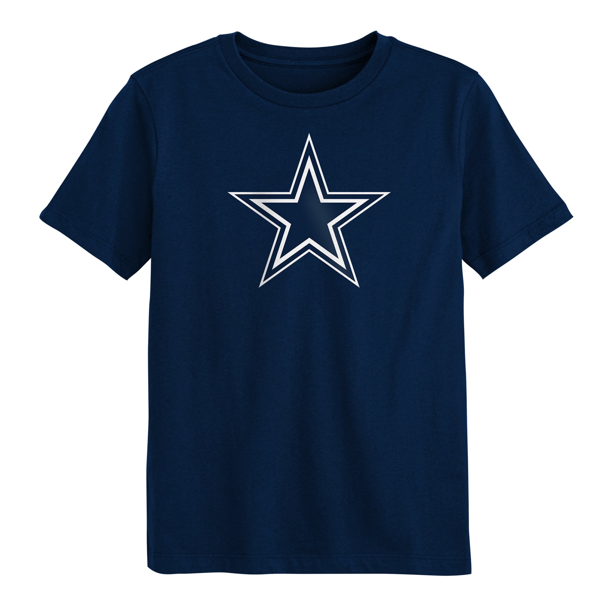T-shirt Outerstuff bleu marine avec logo principal des Dallas Cowboys pour enfants d'âge préscolaire