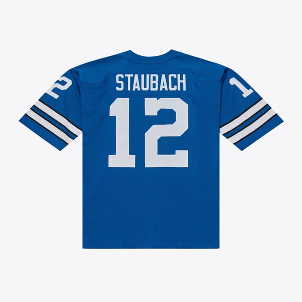 Roger Staubach Dallas Cowboys Navy Authentic Jersey