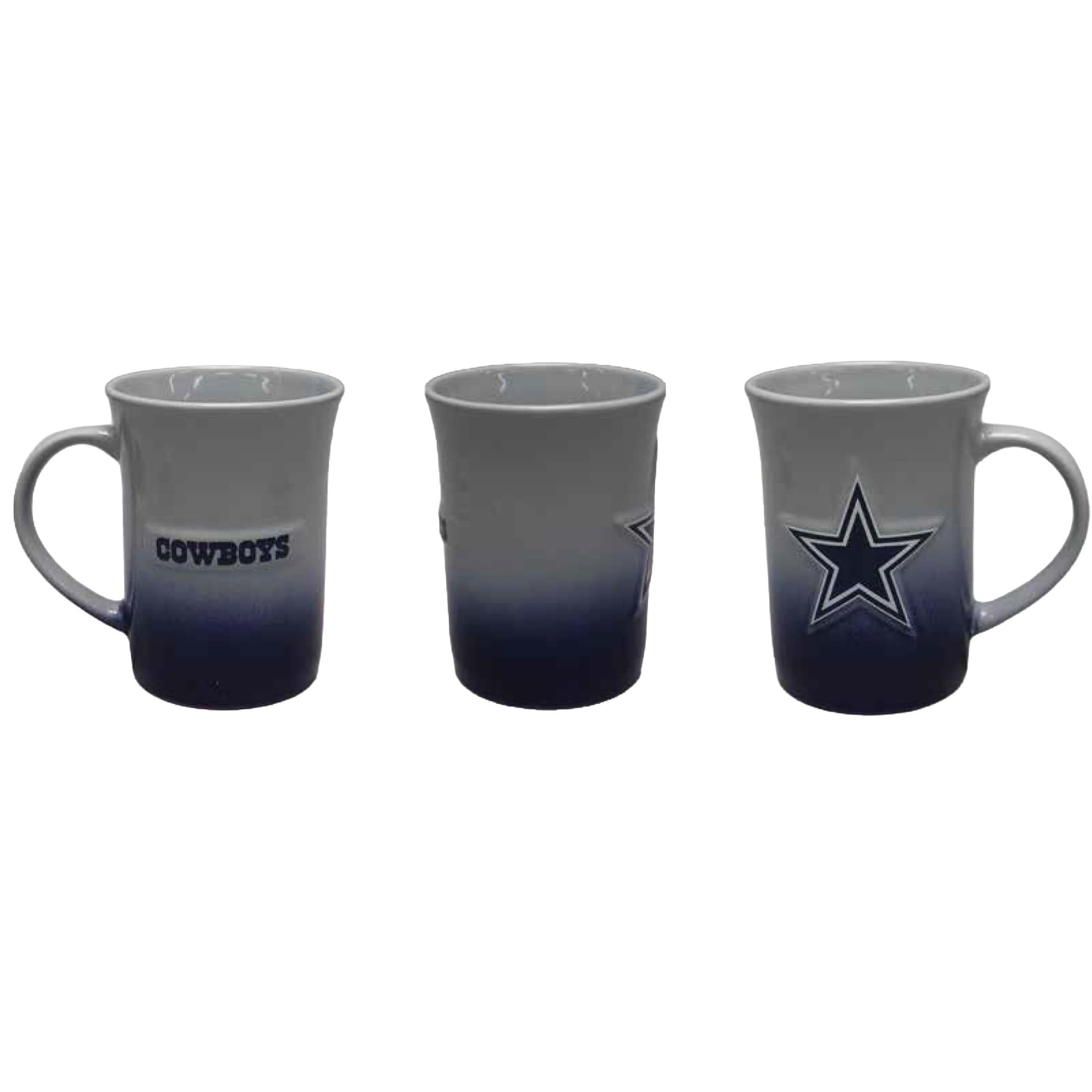 The Memory Company Dallas Cowboys Two-Pack 15oz. Ceramic Ombre Mug Set