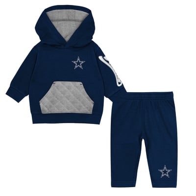  Dallas Cowboys Outerstuff Toddler Drive Stopper Two-Piece Fleece Set - Navy