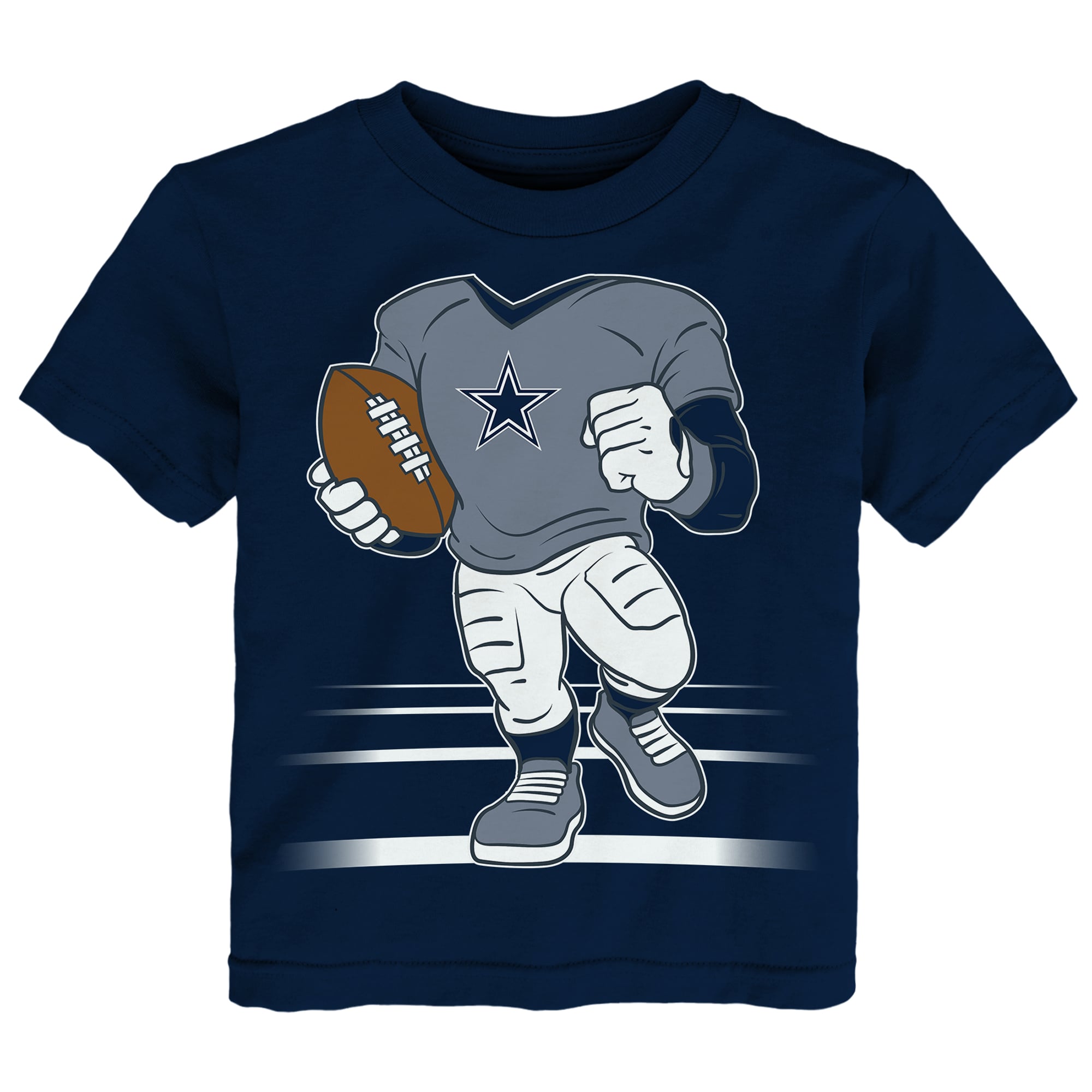 T-shirt Outerstuff bleu marine Dallas Cowboys Game Fit pour tout-petit