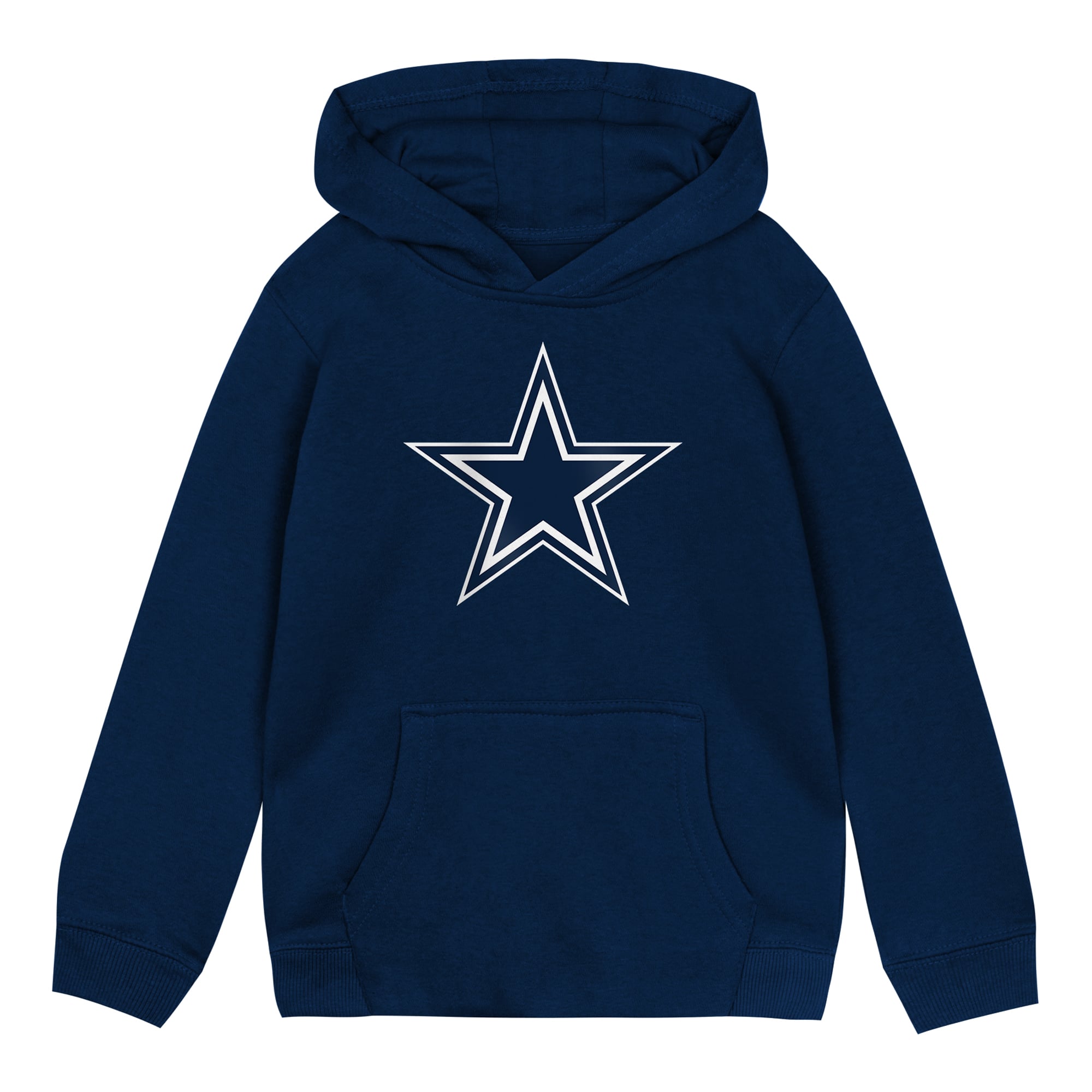 Sweat à capuche polaire Outerstuff bleu marine avec logo principal des Dallas Cowboys pour tout-petit