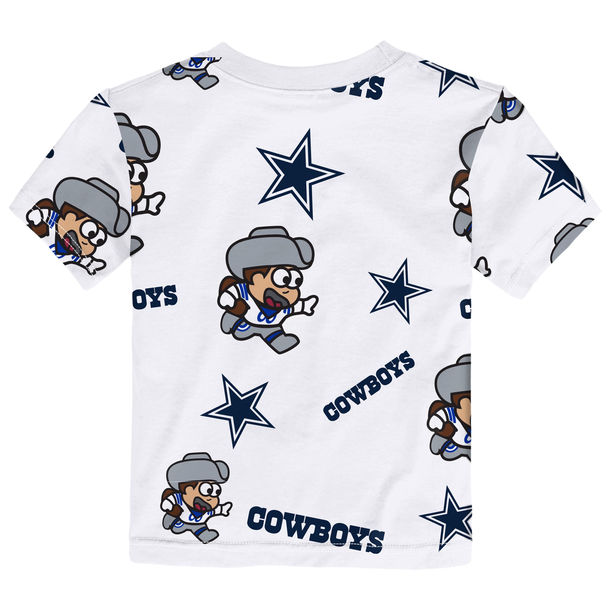 T-shirt de jeu blanc Outerstuff pour tout-petits, mascotte des Dallas Cowboys