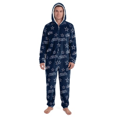 Dallas Cowboys Concepts Sport Unisex Sidekick Union Suit - Navy

