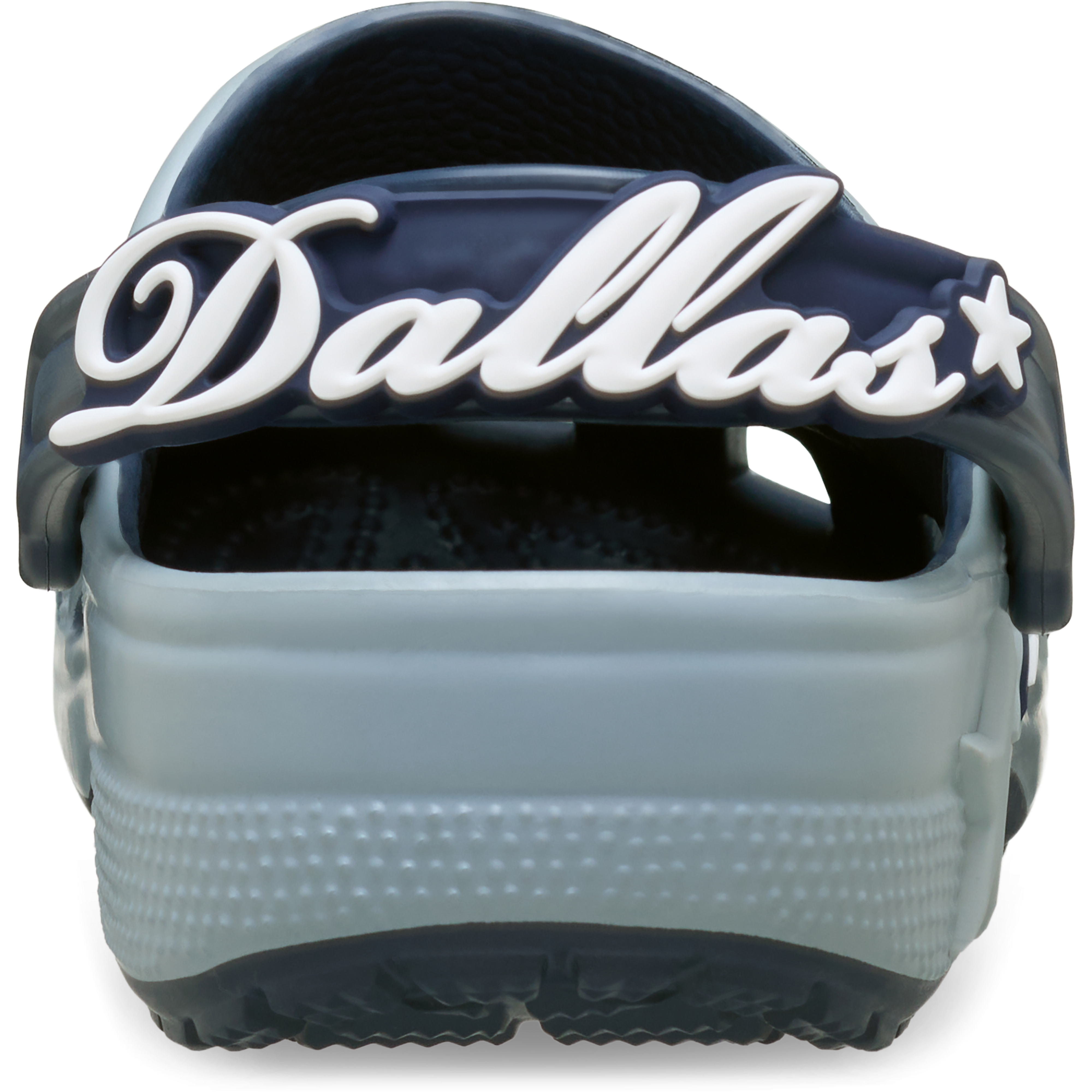 Unisex Crocs  Silver Dallas Cowboys Classic Clog