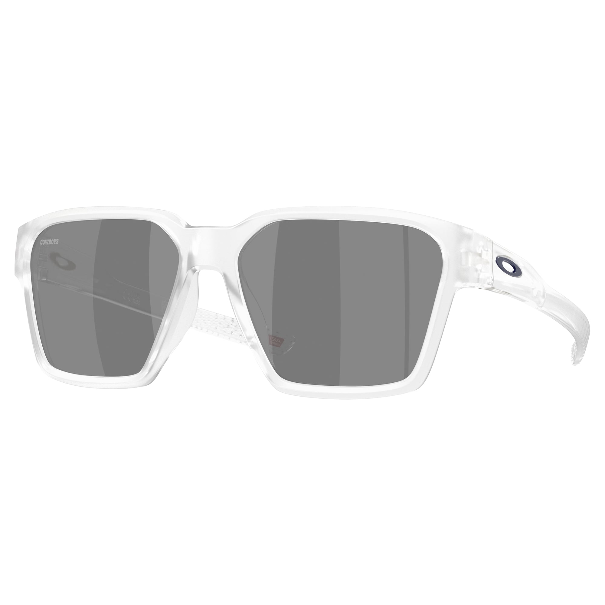 Lunettes de soleil unisexes Oakley Dallas Cowboys Briza Matte Clear avec verres polarisés Prizm Black