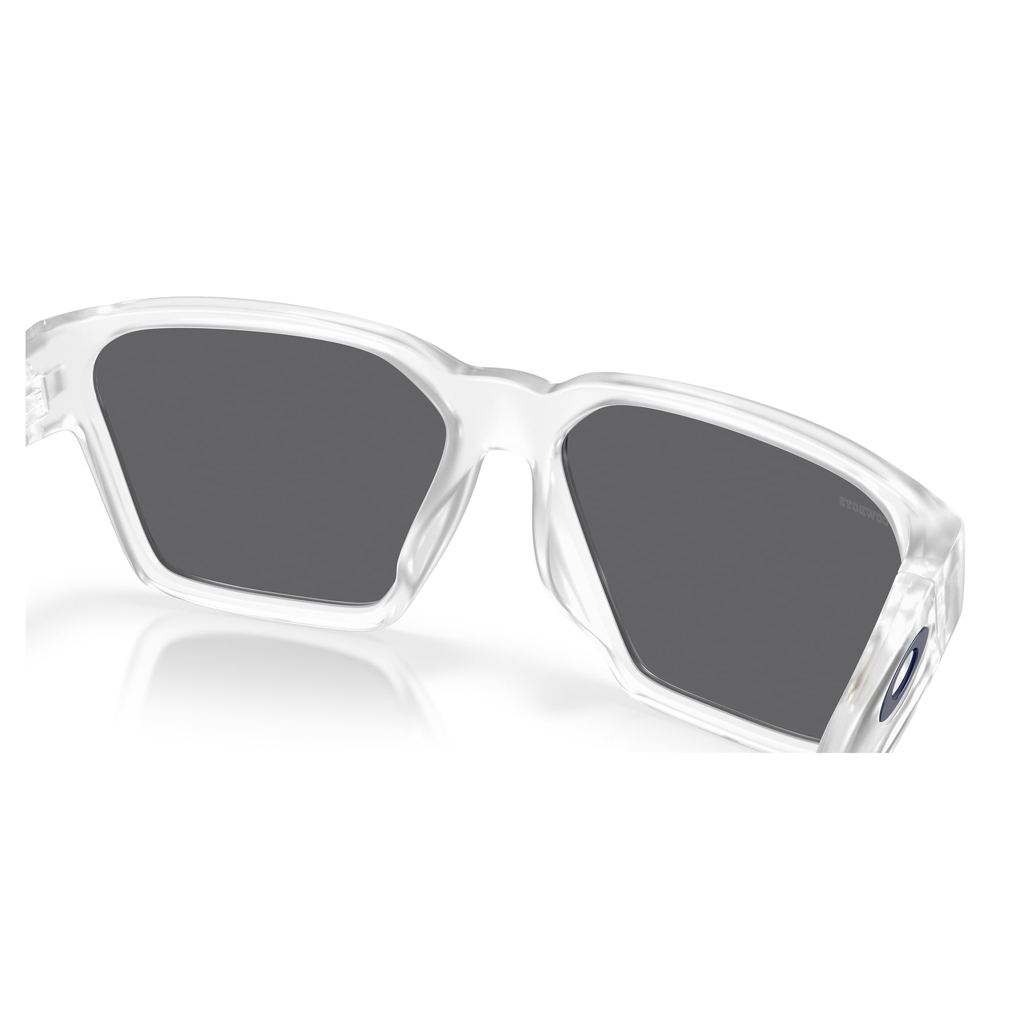 Lunettes de soleil unisexes Oakley Dallas Cowboys Briza Matte Clear avec verres polarisés Prizm Black
