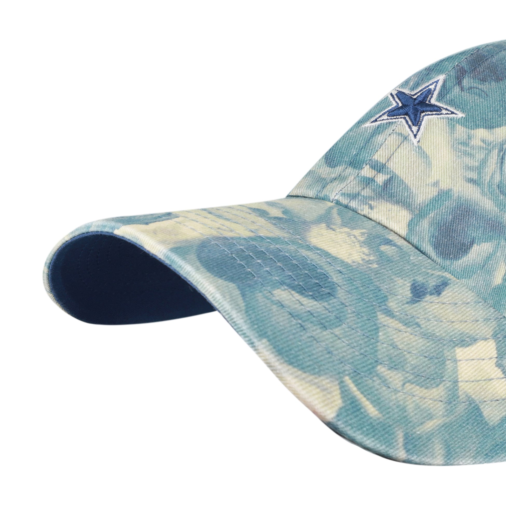 Casquette ajustable pour femme « 47 Blue Dallas Cowboys Gardenia Clean Up »