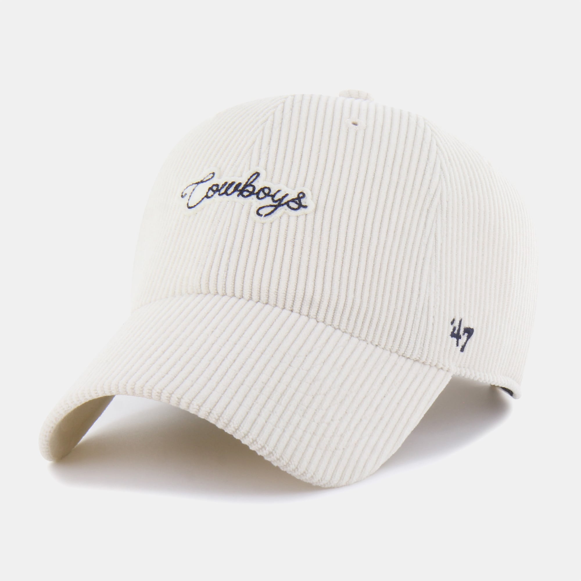 Casquette ajustable pour femme « 47 Natural Dallas Cowboys Rope Script Clean Up »