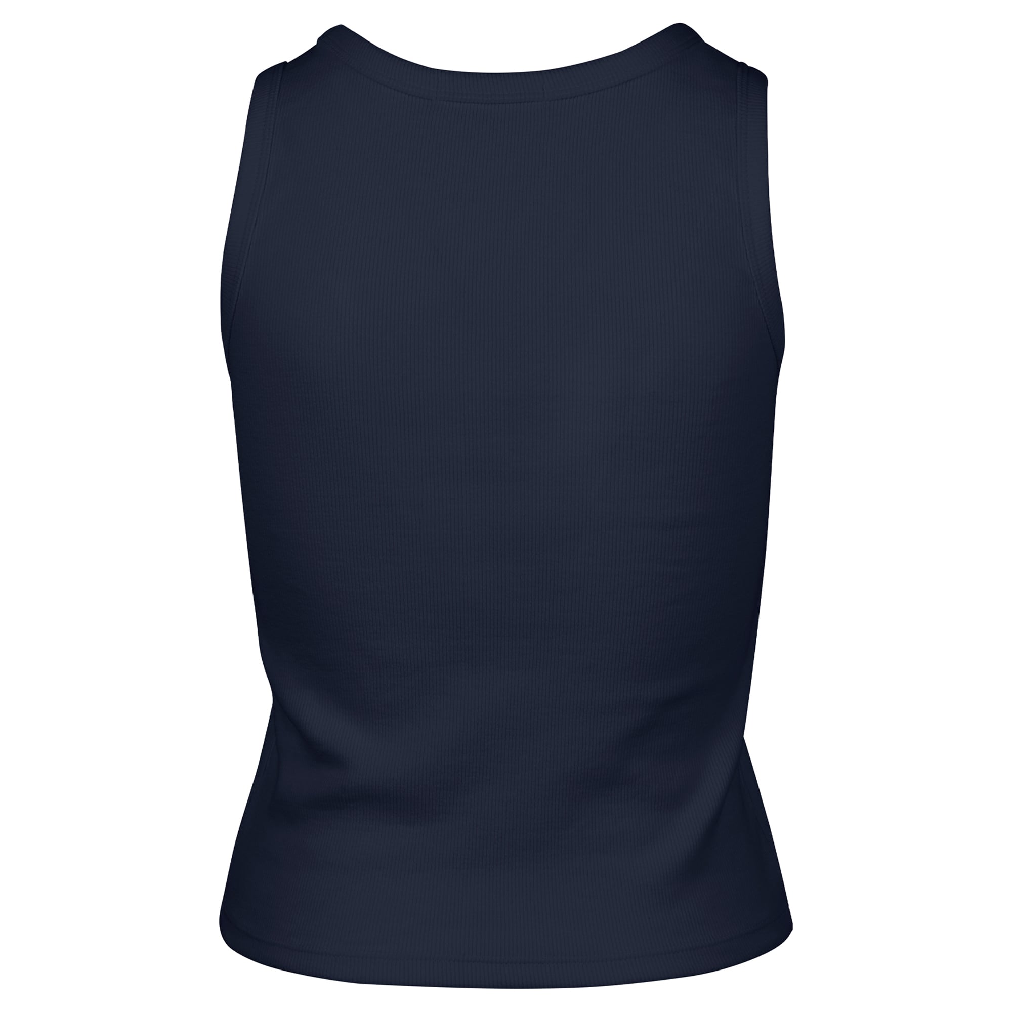 Débardeur court côtelé à coupe droite Dallas Cowboys bleu marine pour femme, modèle 47