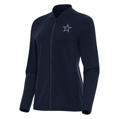 Dallas Cowboys Antigua Women's Continual Full-Zip Jacket - Navy
