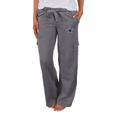 Dallas Cowboys Concepts Sport Women's Trackside Cargo Pants - Charcoal
