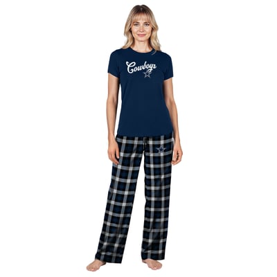Dallas Cowboys Concepts Sport Women's Plus Size Highland Sleep Set - Navy
