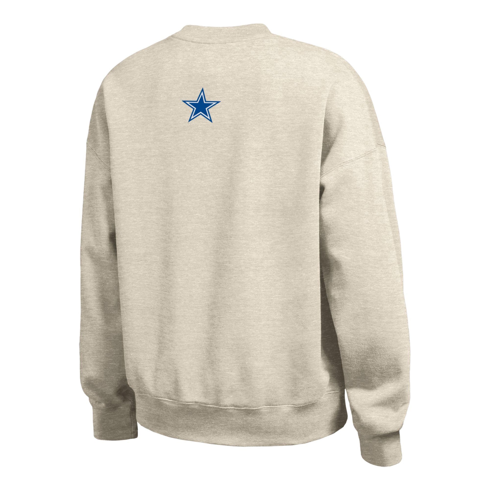 Sweat-shirt polaire Disney x Champion Dallas Cowboys All-Star pour femme, couleur avoine