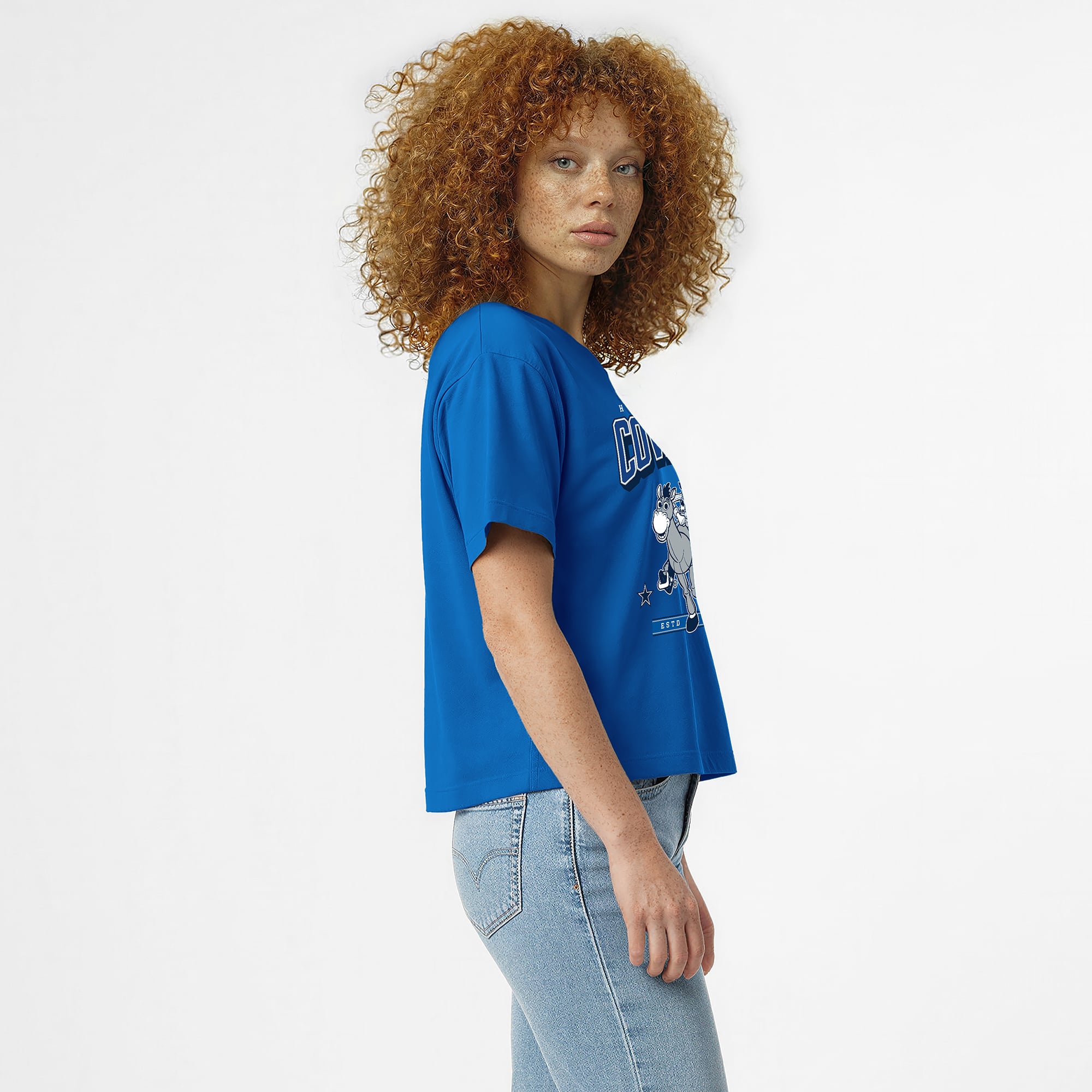 T-shirt femme Disney x Champion Royal Dallas Cowboys Woody All-Star
