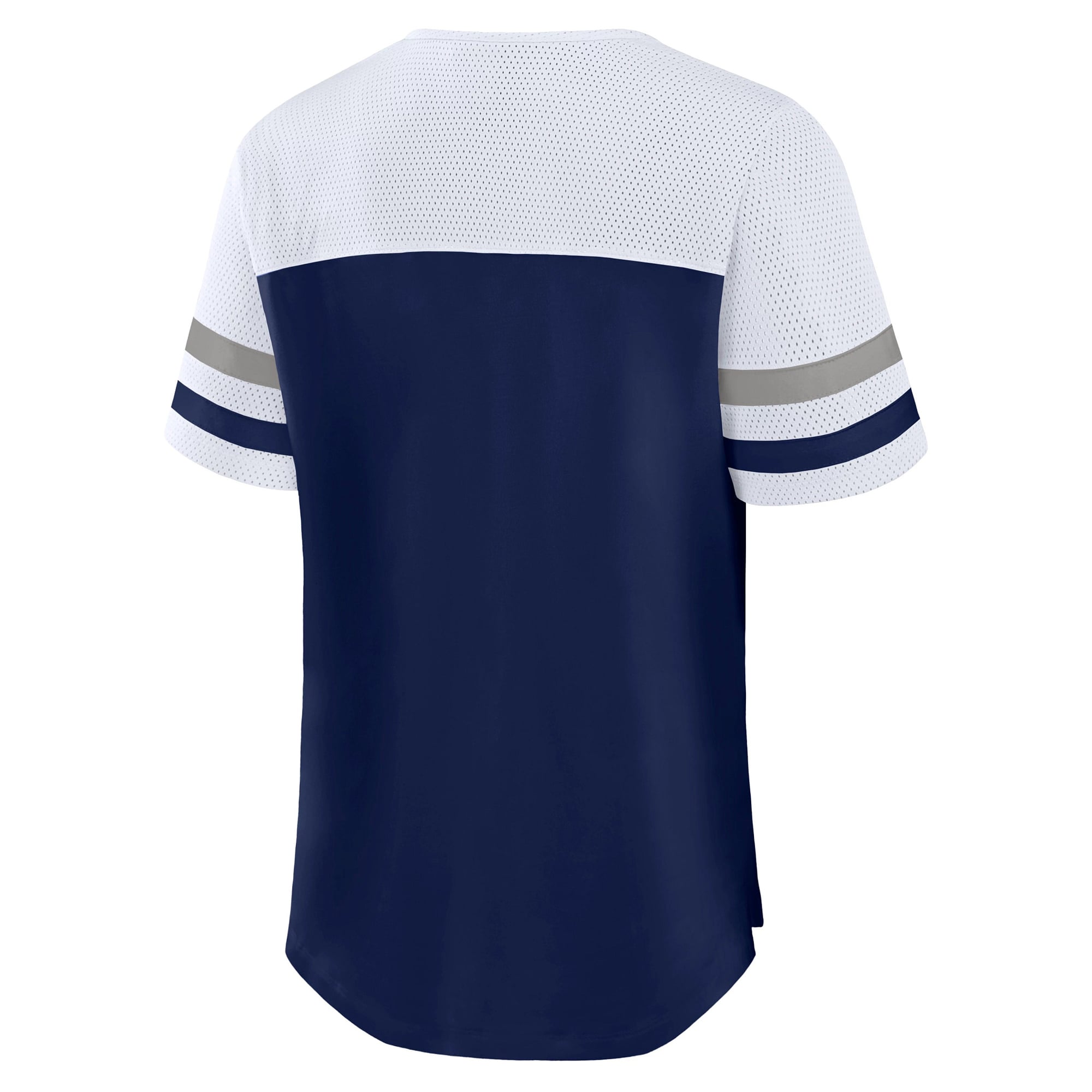 T-shirt à lacets Fanatics Navy Dallas Cowboys Curl Route Athena pour femme