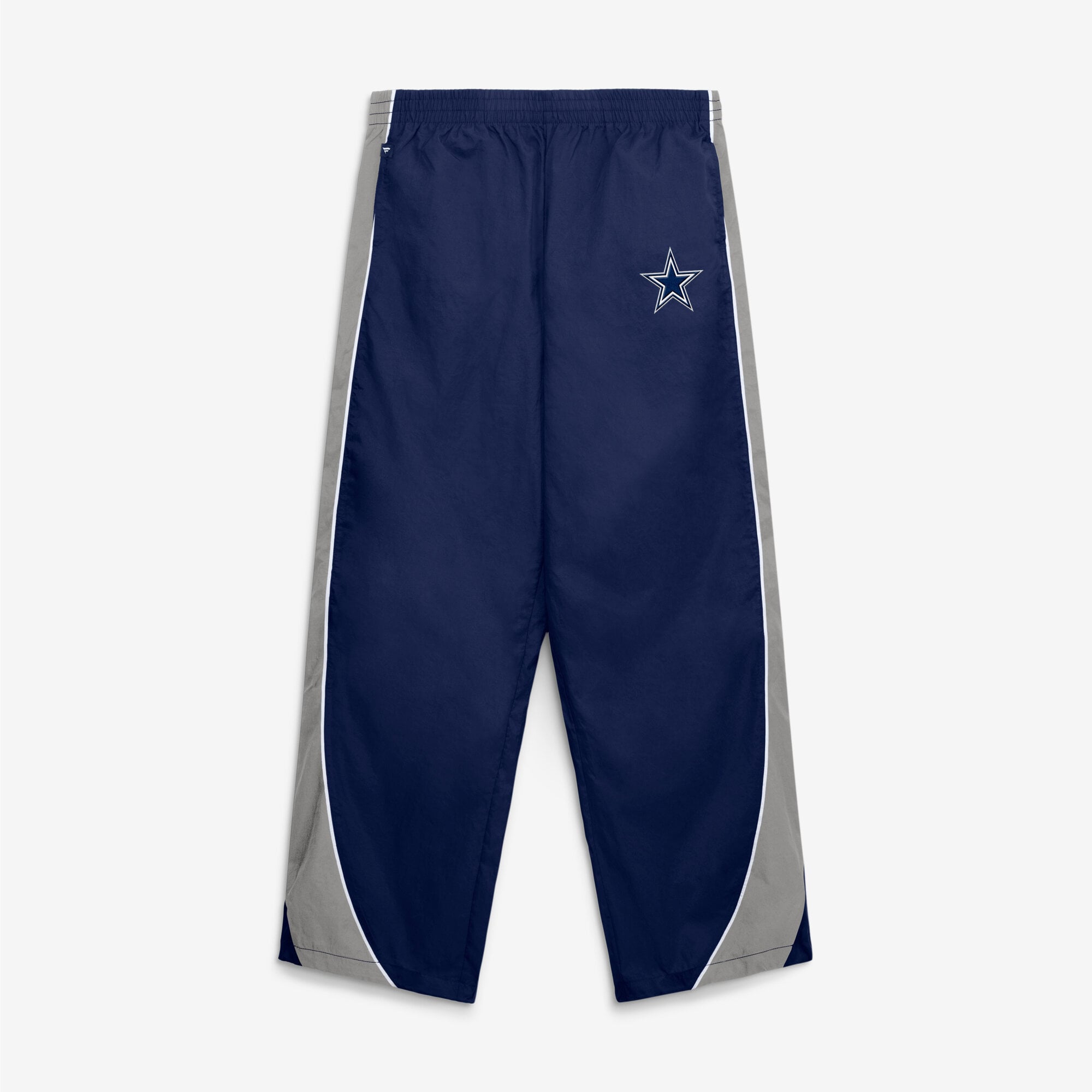 Women's Fanatics Navy/Gray Dallas Cowboys Team First Backwards Lateral Nylon Pants